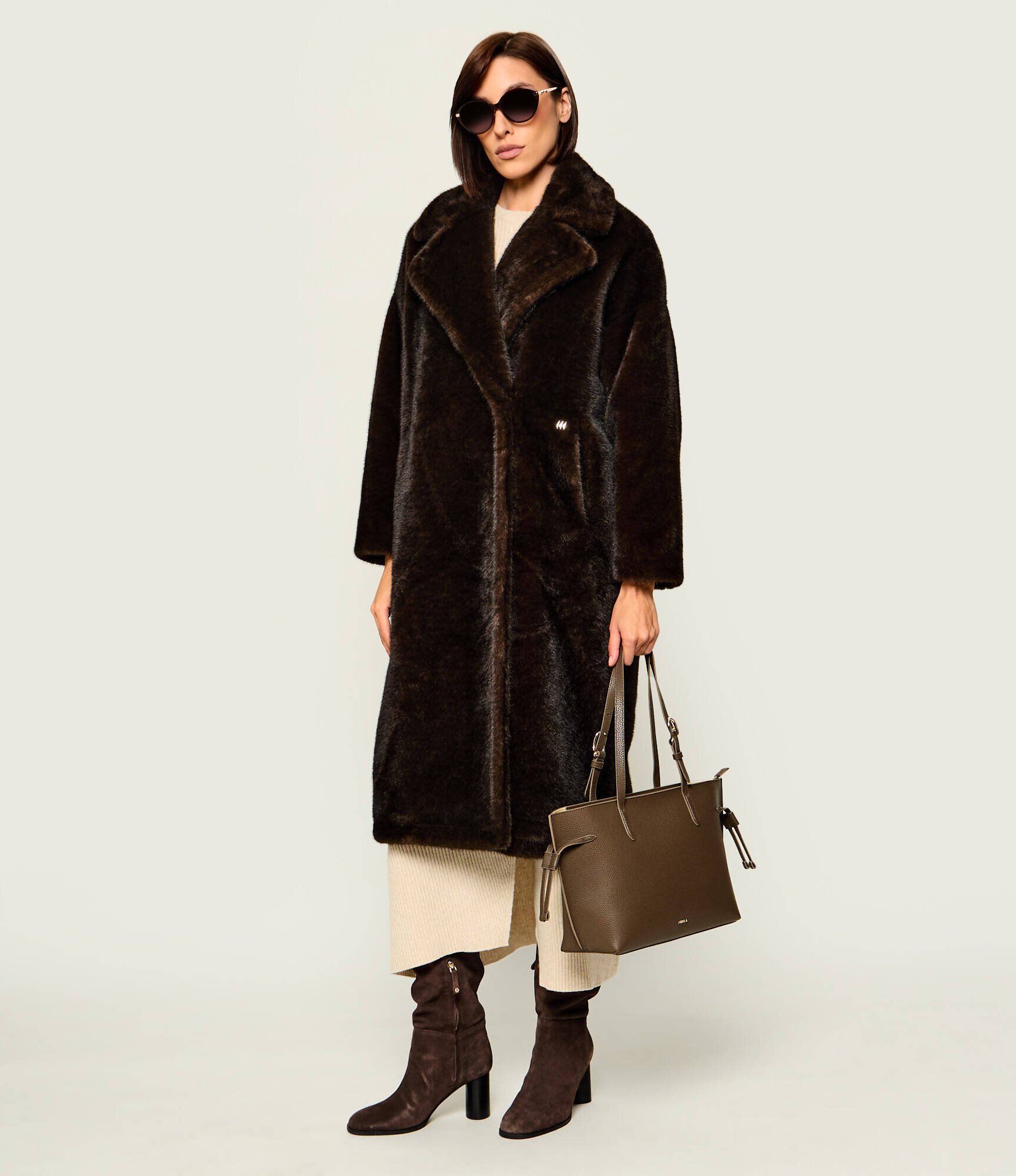 Furla De piele geantă shopper Ava M