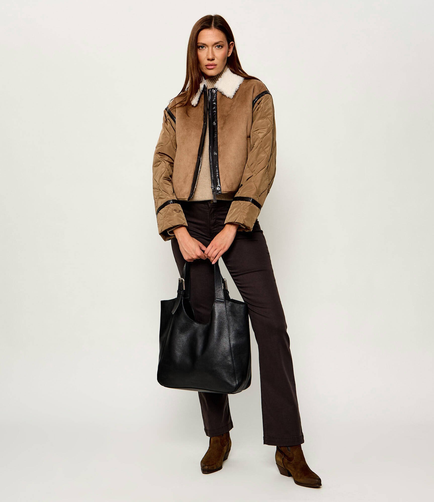Furla De piele geantă shopper Dora L