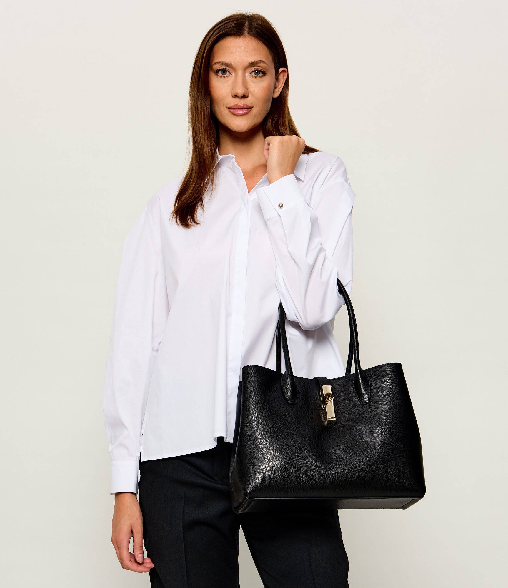 Furla De piele geantă shopper Goccia