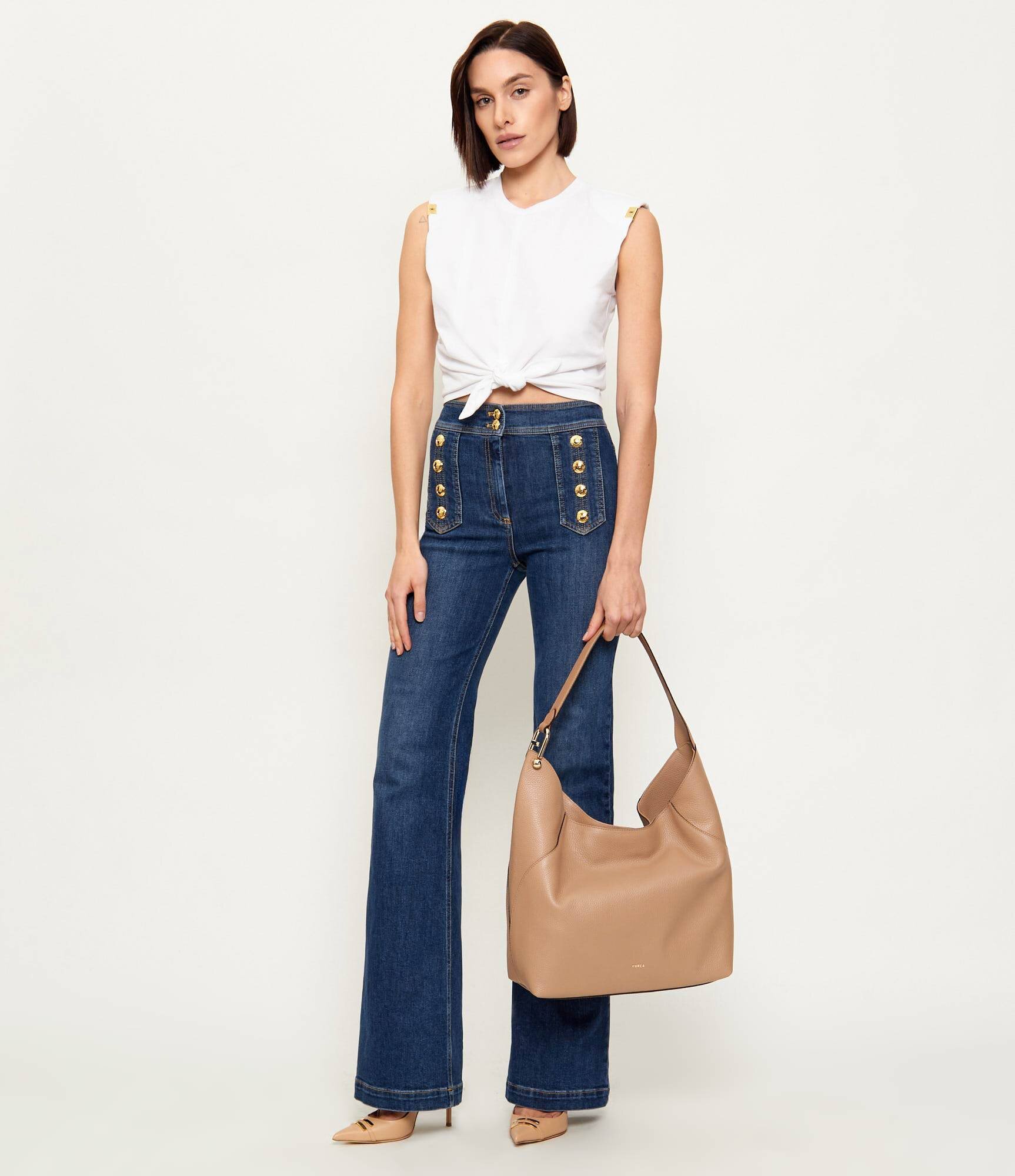 Furla De piele geantă shopper LARA
