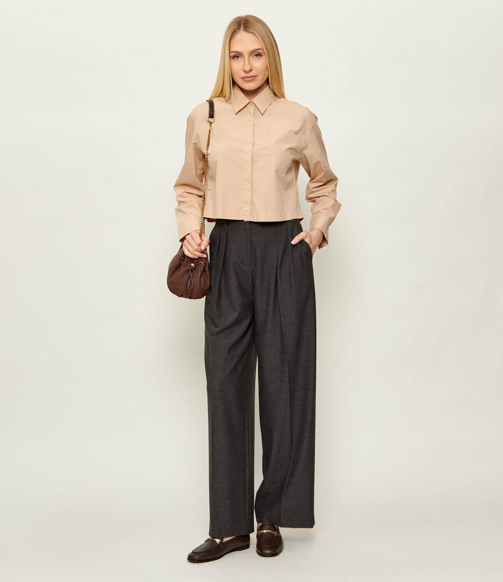 Furla De piele pantofi loafer HERITAGE