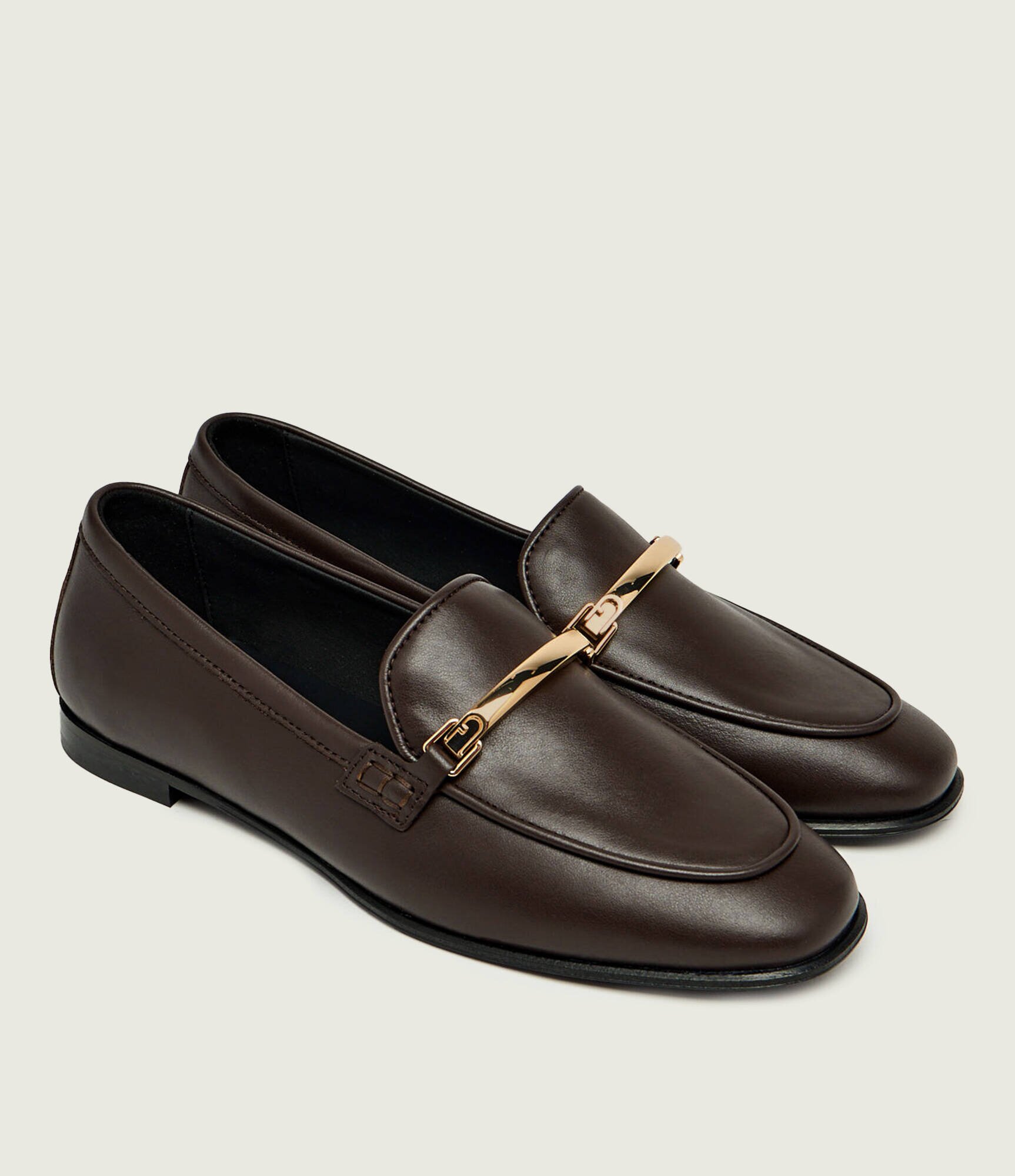Furla De piele pantofi loafer HERITAGE