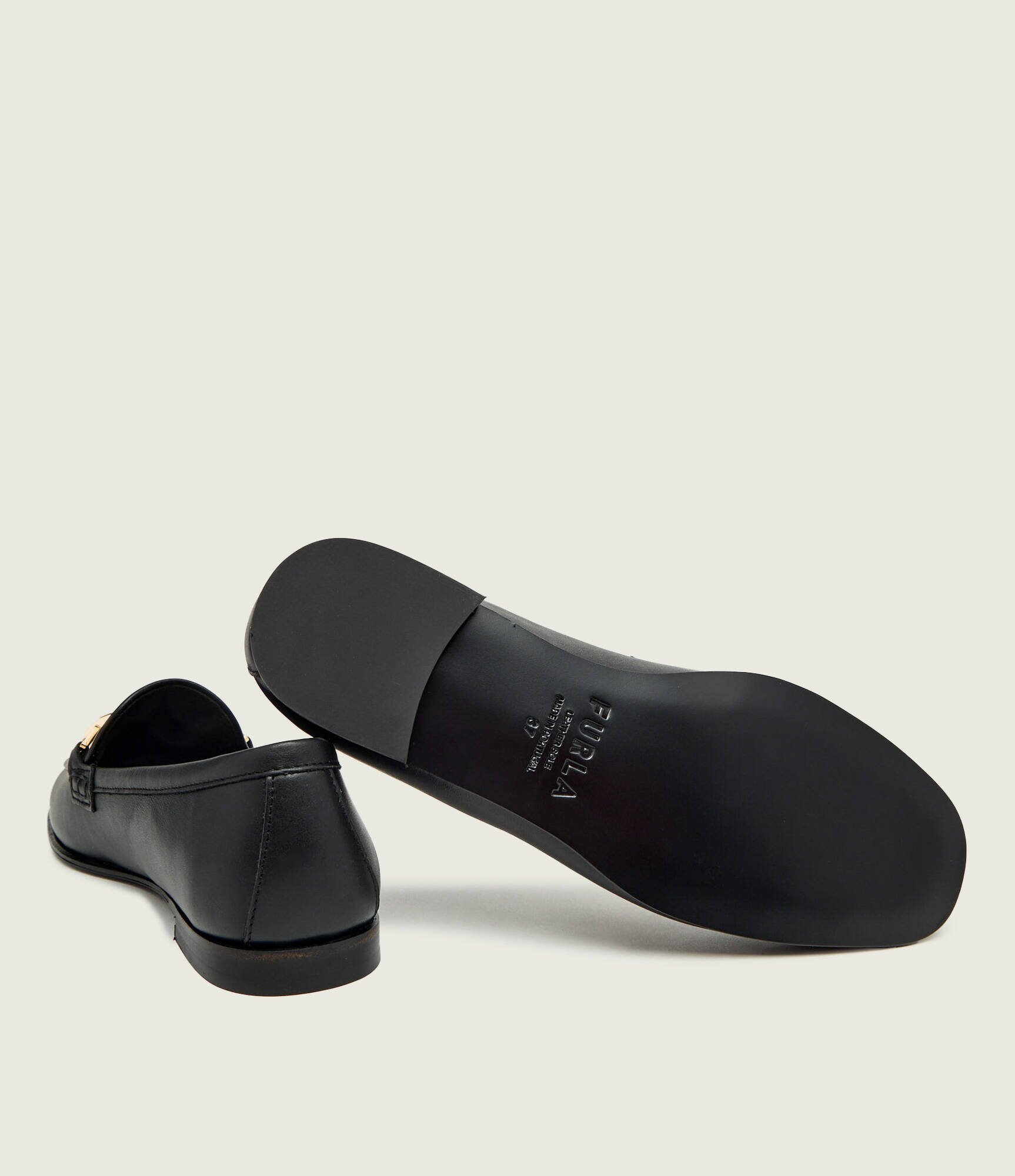 Furla De piele pantofi loafer HERITAGE