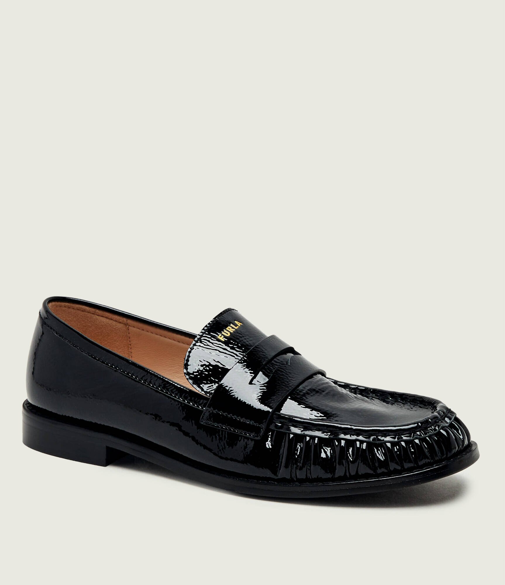 Furla De piele pantofi loafer Soft