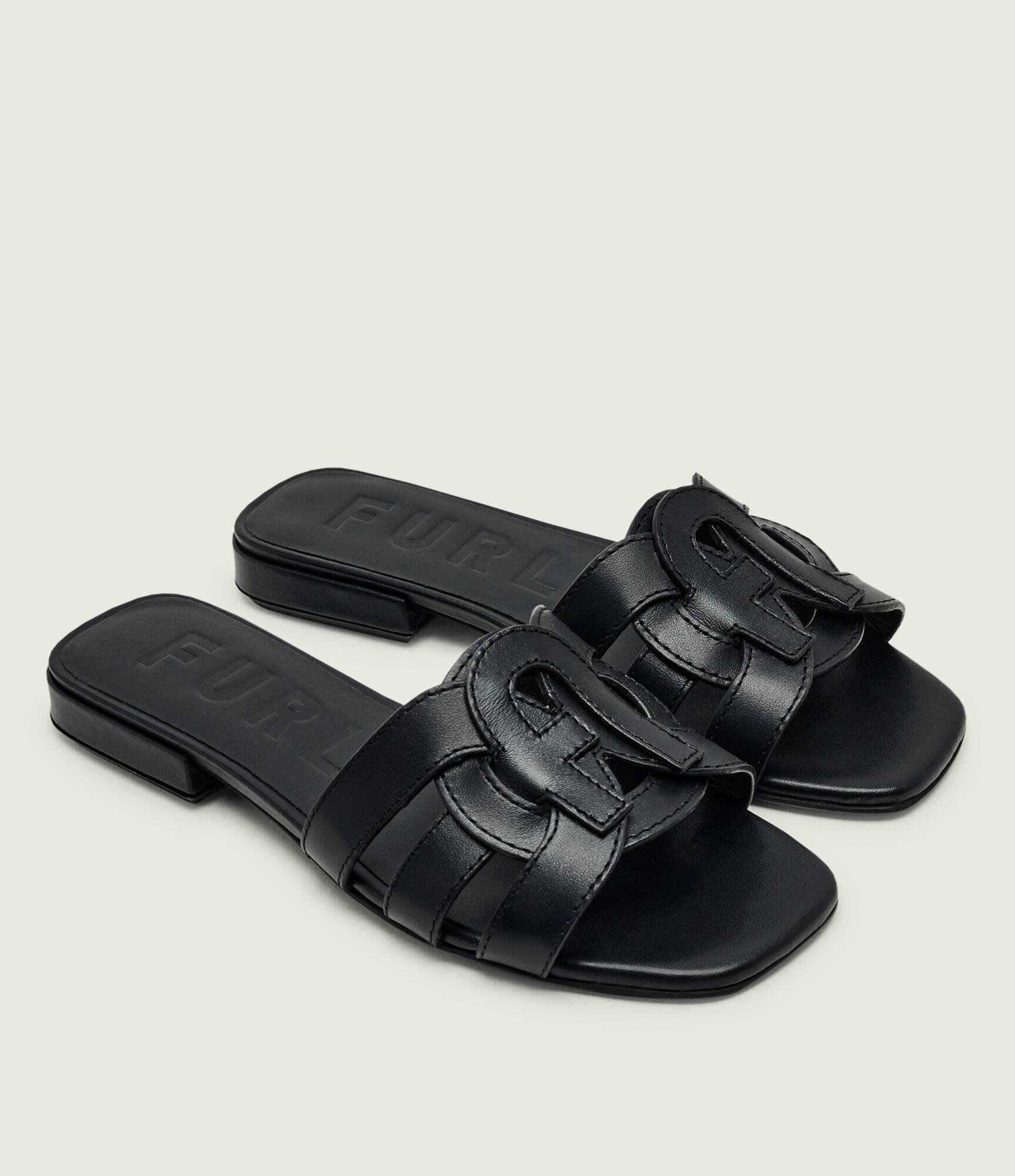 Furla De piele șlapi SUMMER