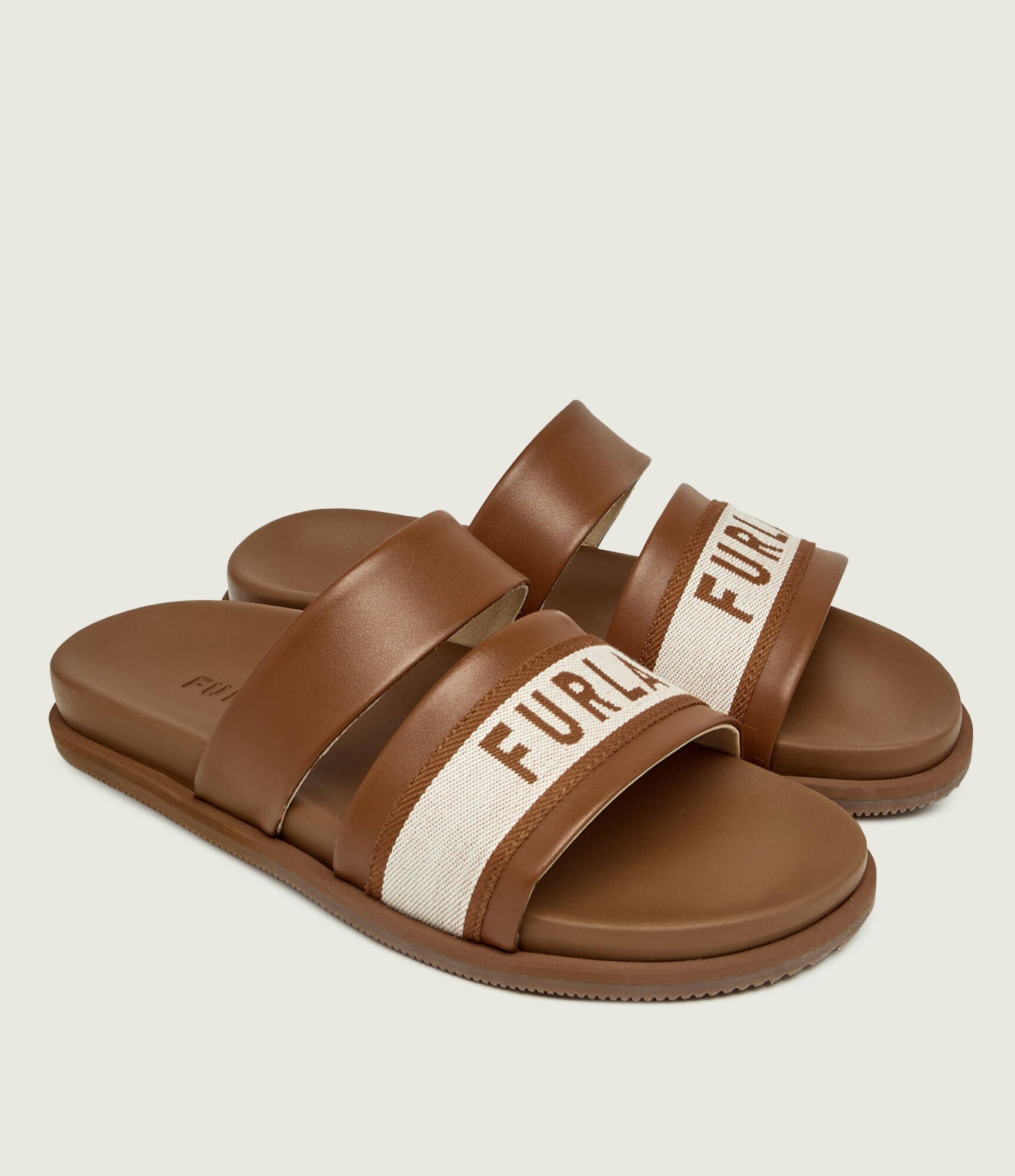 Furla De piele șlapi TIDE