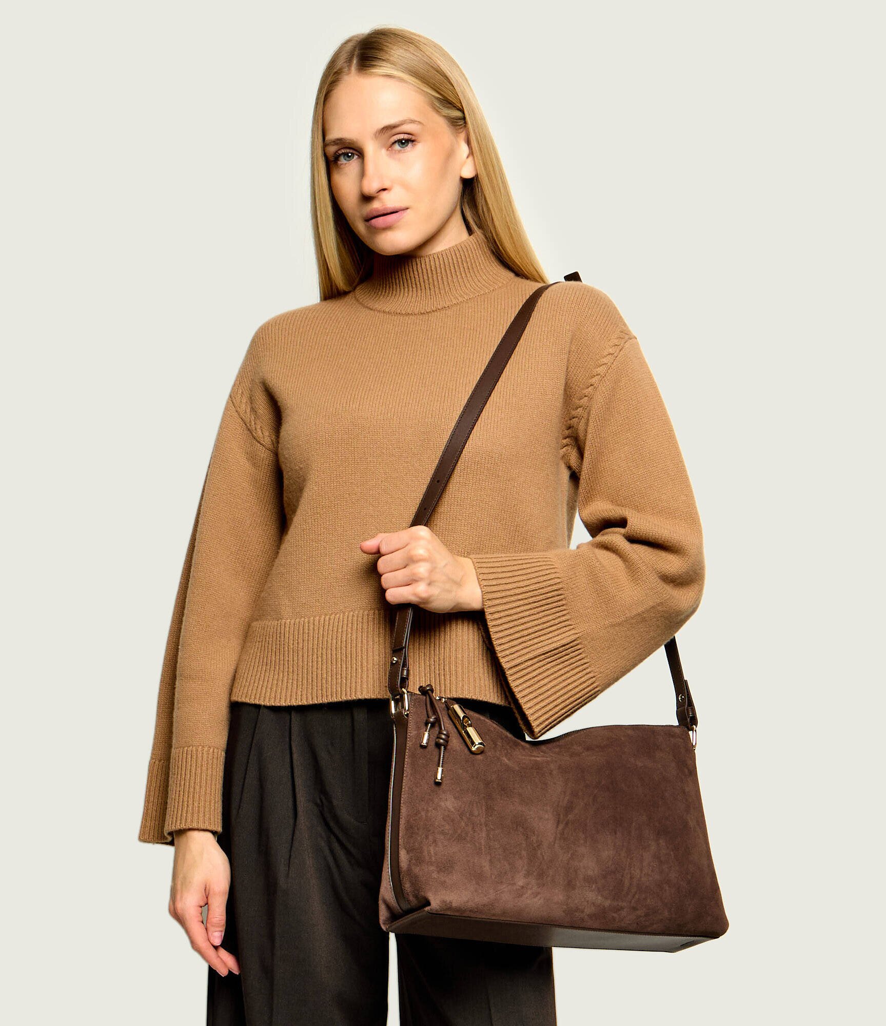 Furla Geantă pe umăr Debby M | piele întoarsă