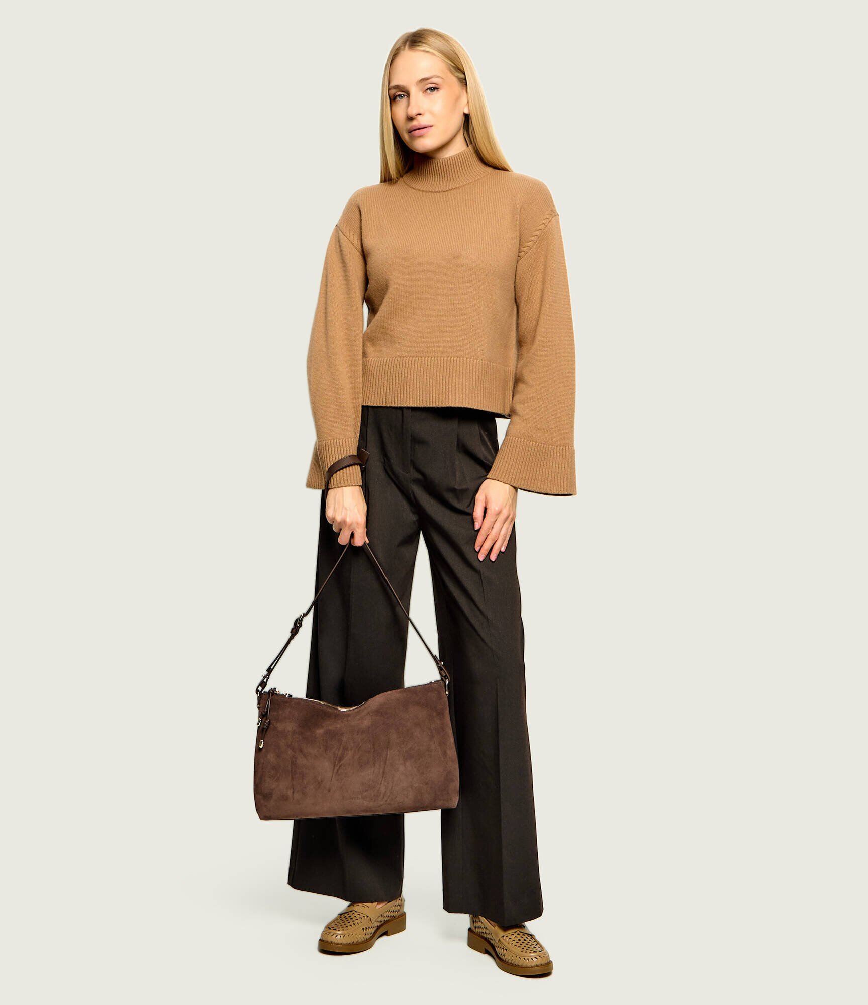 Furla Geantă pe umăr Debby M | piele întoarsă