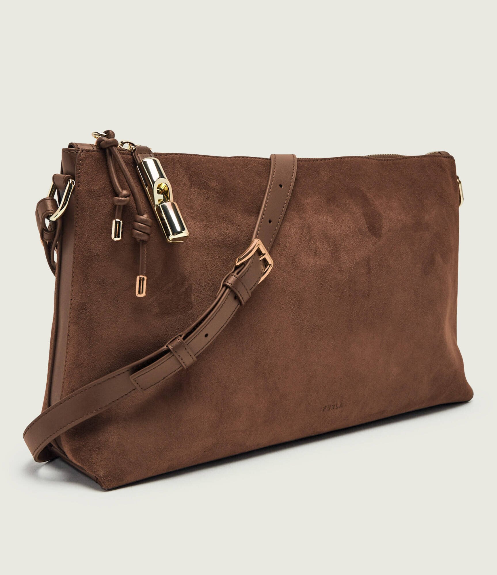 Furla Geantă pe umăr Debby M | piele întoarsă