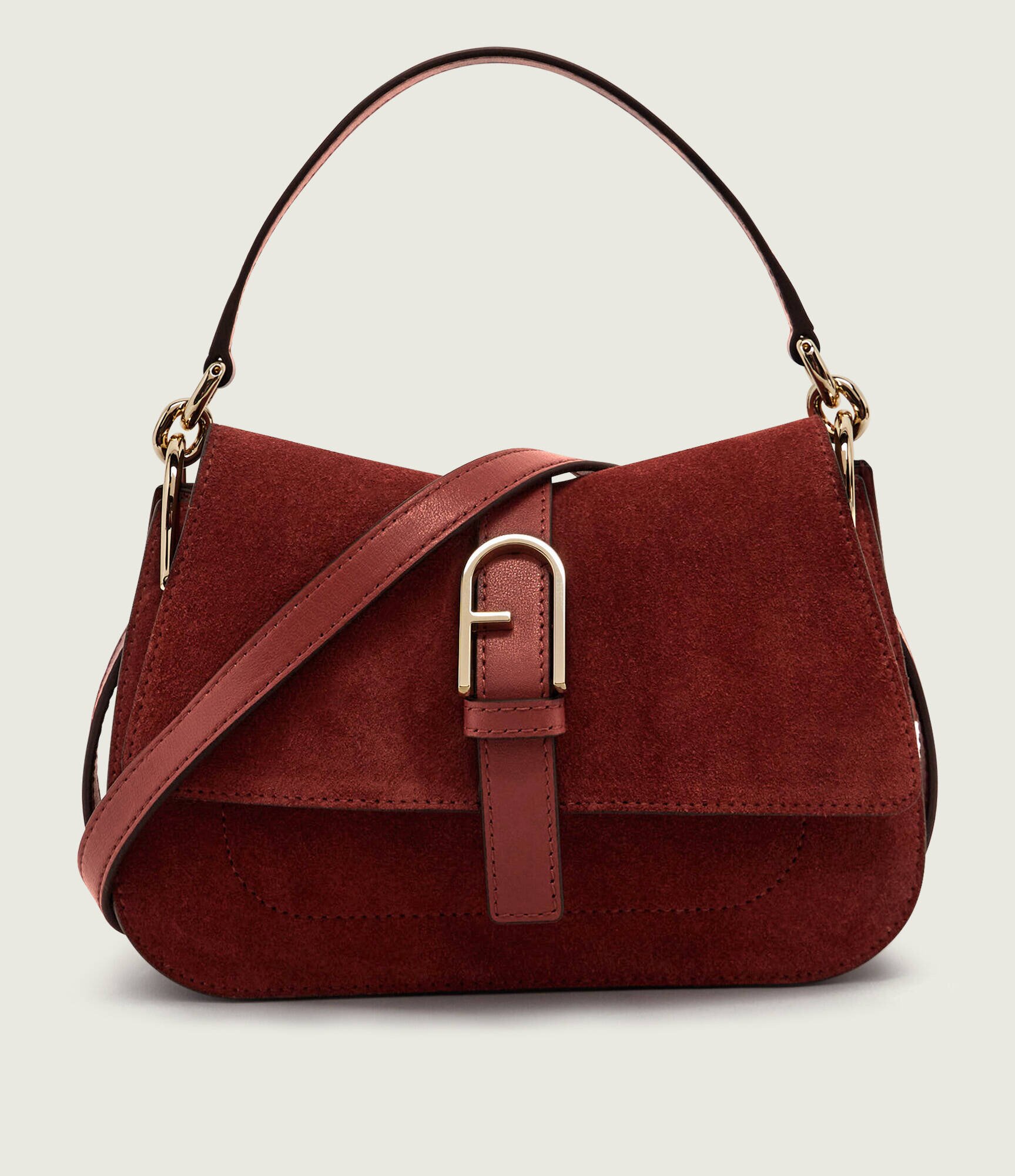 Furla Geantă pe umăr Flow Mini | piele întoarsă