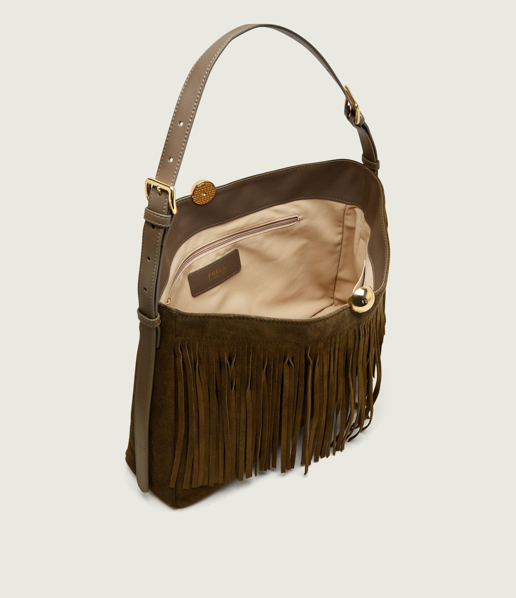 Furla Geantă pe umăr Sfera | piele întoarsă