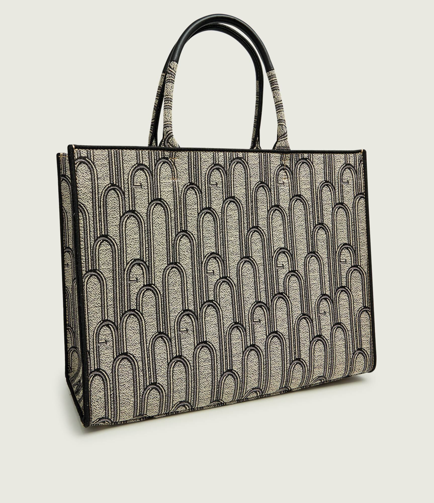 Furla Geantă shopper OPPORTUNITY cu adaos de piele