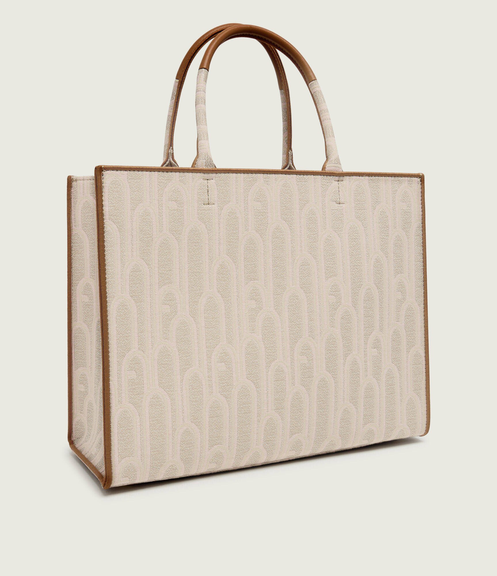 Furla Geantă shopper OPPORTUNITY cu adaos de piele
