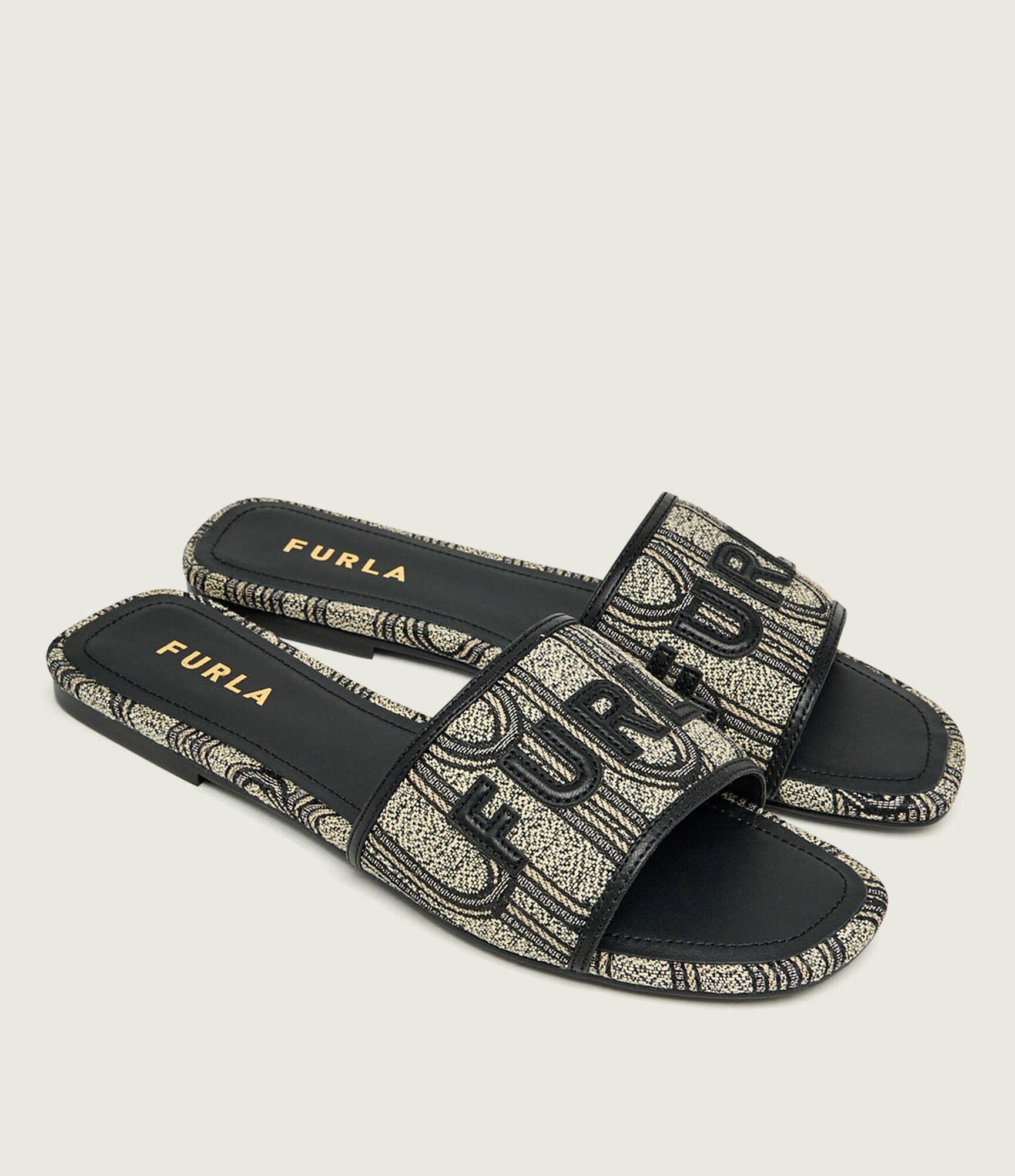 Furla Șlapi BREZZA cu adaos de piele