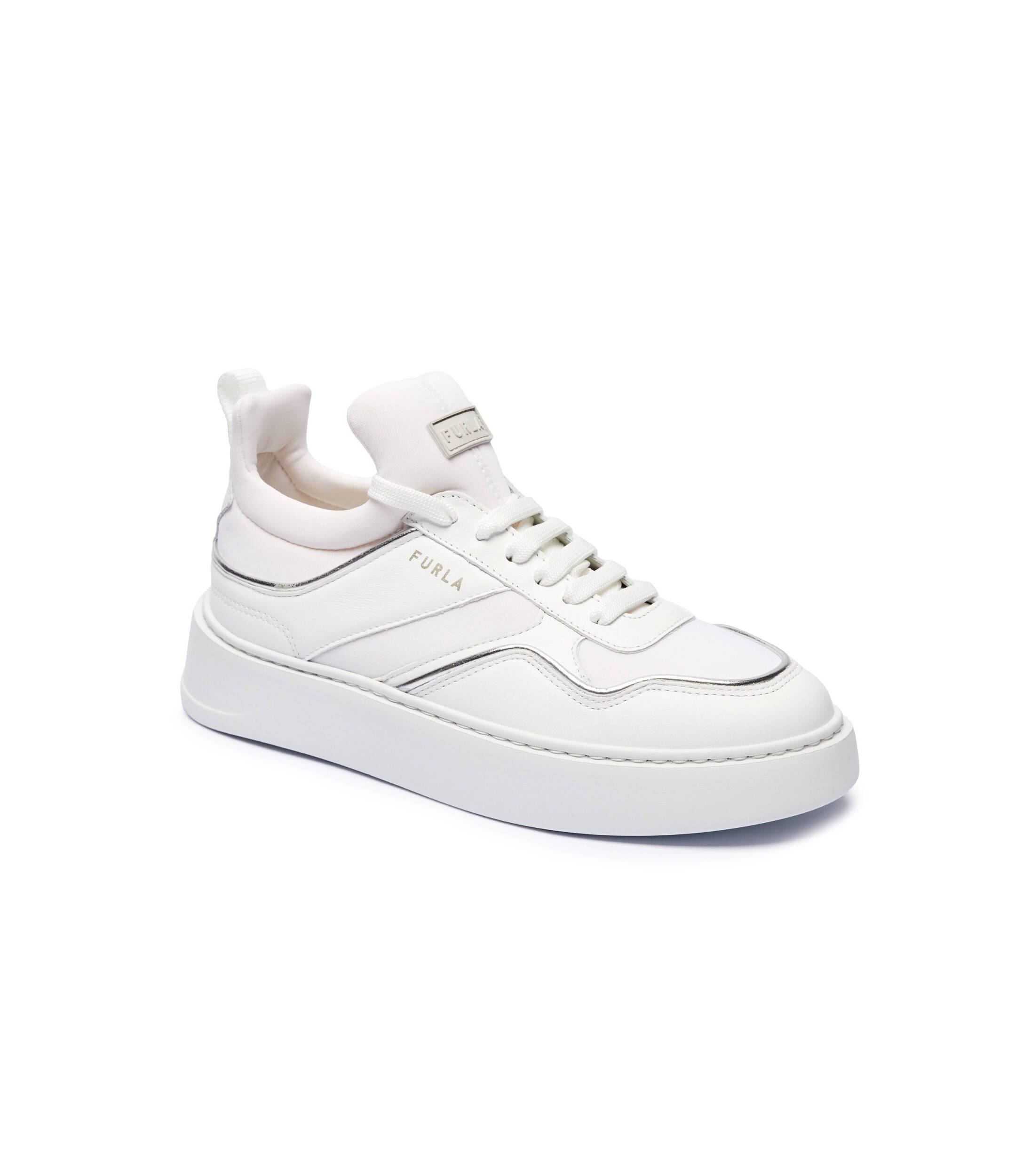 Furla Sneakers cu adaos de piele