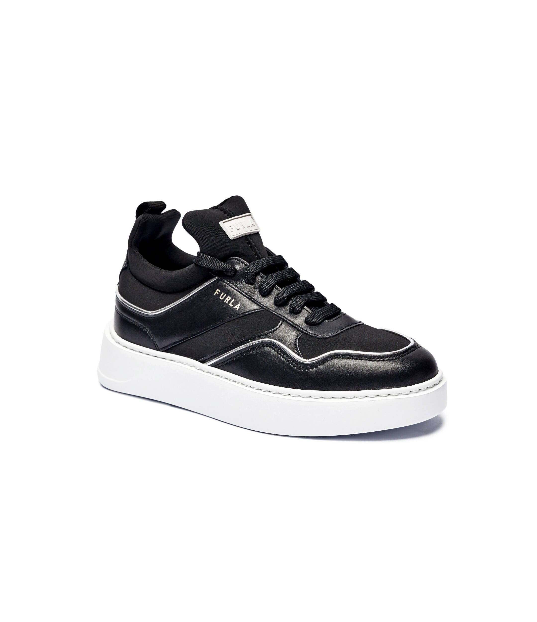 Furla Sneakers cu adaos de piele