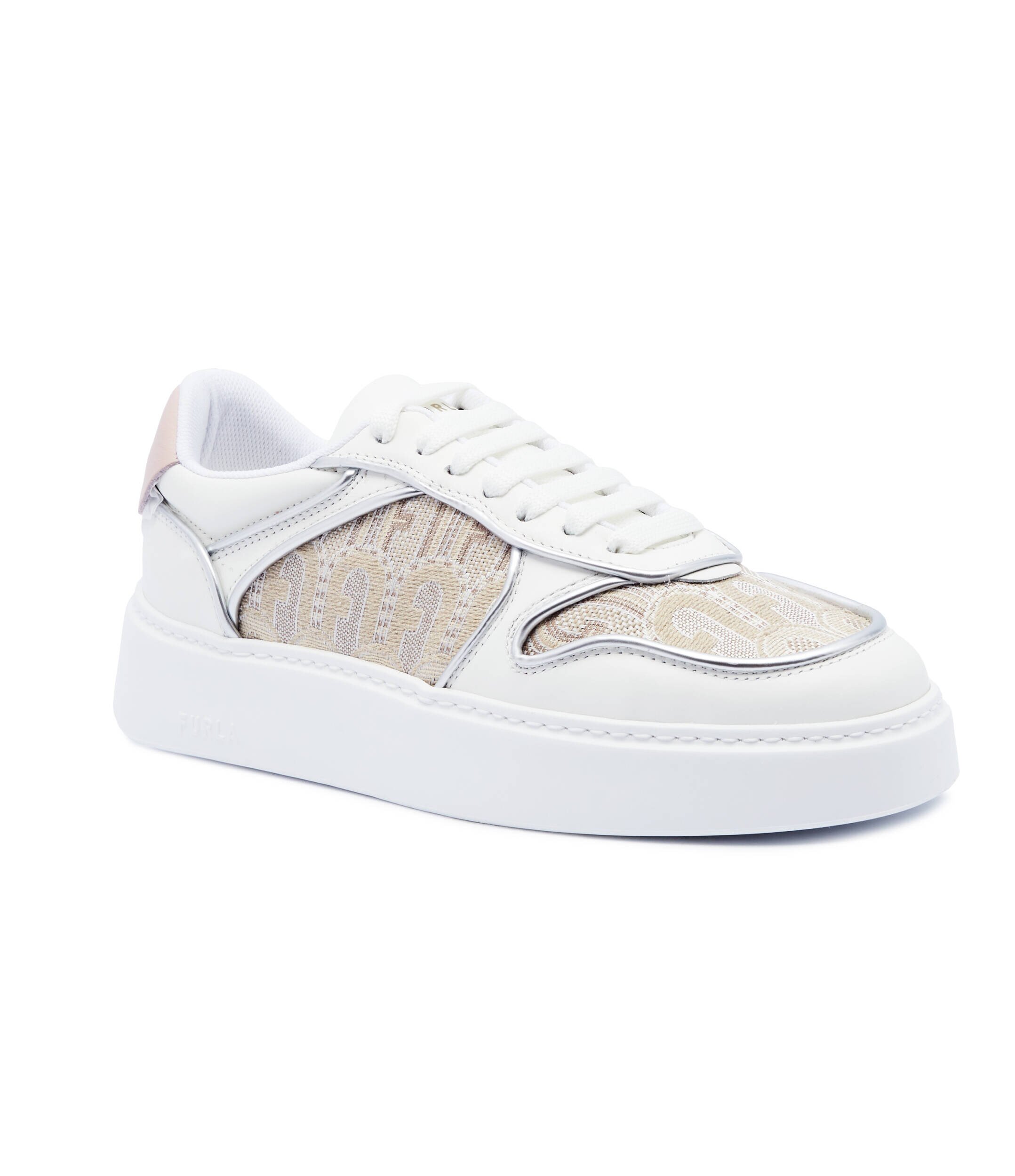 Furla Sneakers Sport cu adaos de piele