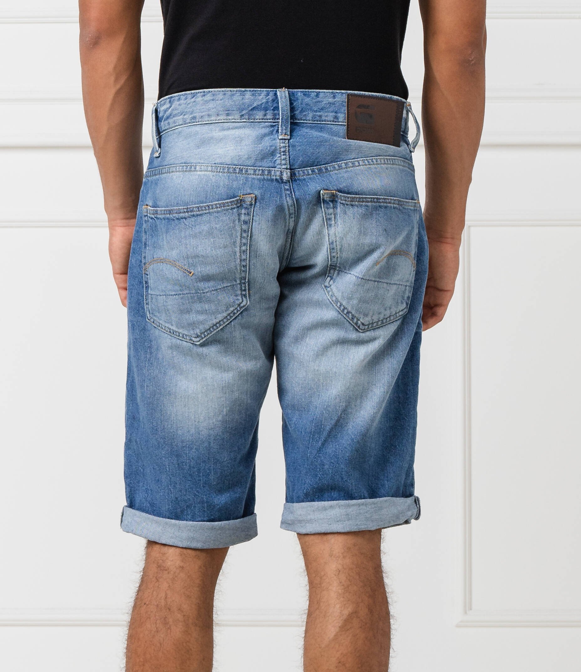 G-Star Raw pantaloni scurți 3301 | Regular Fit | denim