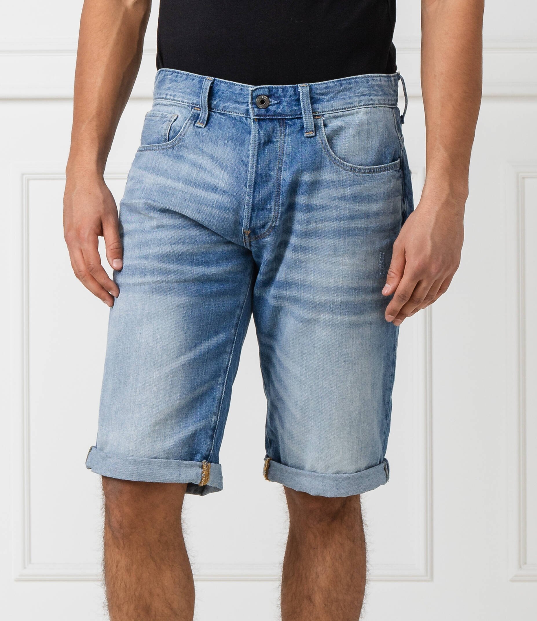 G-Star Raw pantaloni scurți 3301 | Regular Fit | denim