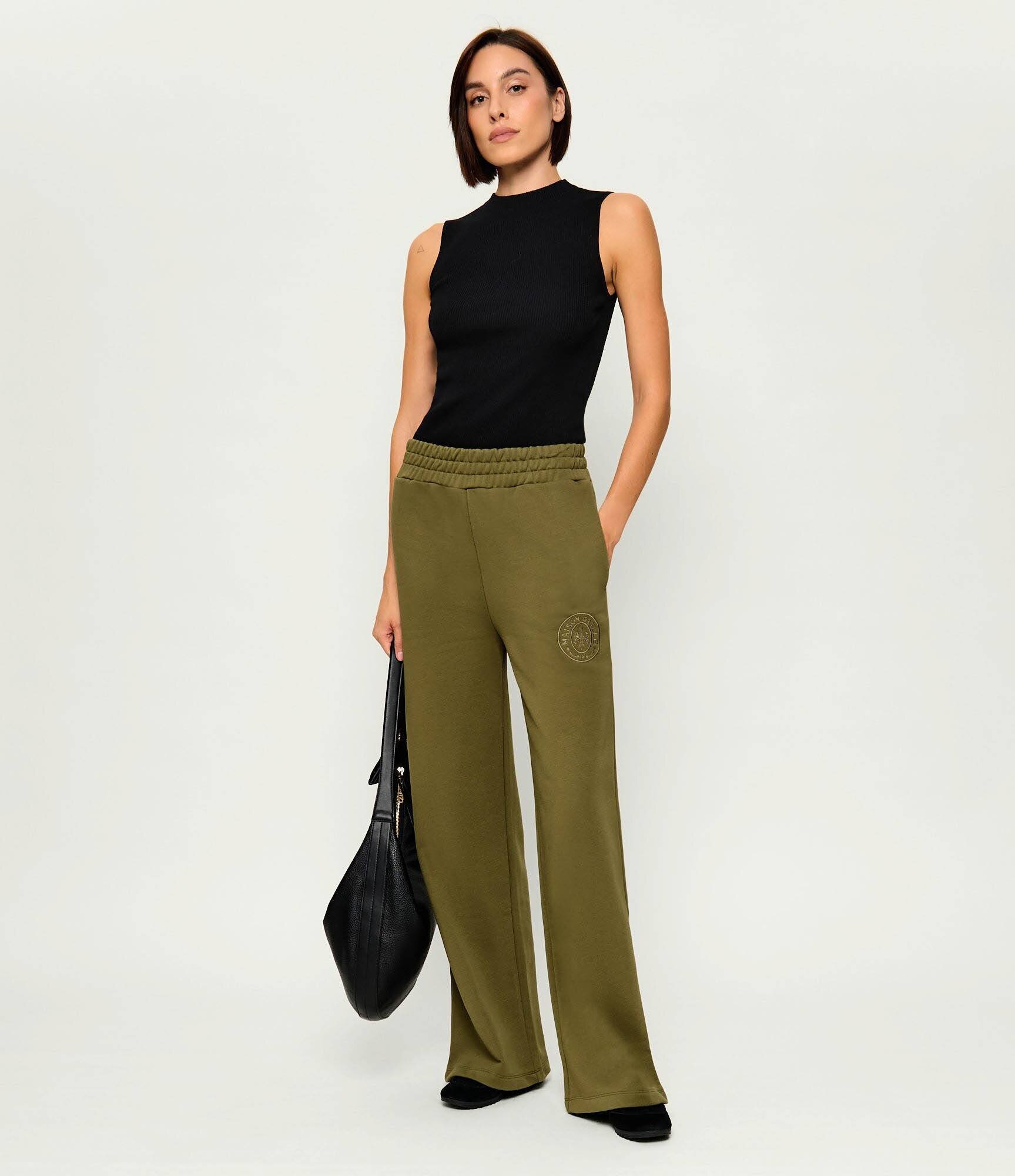 Gaëlle Paris Pantaloni de trening | Straight fit