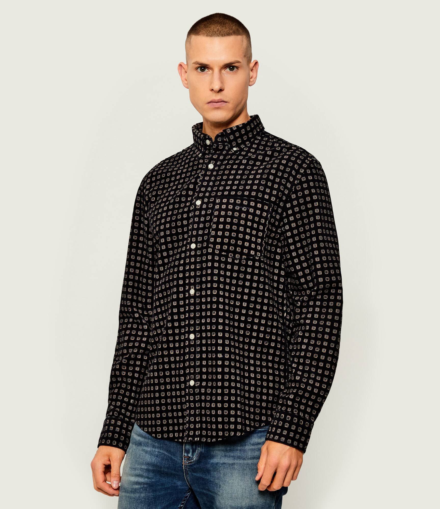 Gant Cămașă | regular fit | catifea reiată
