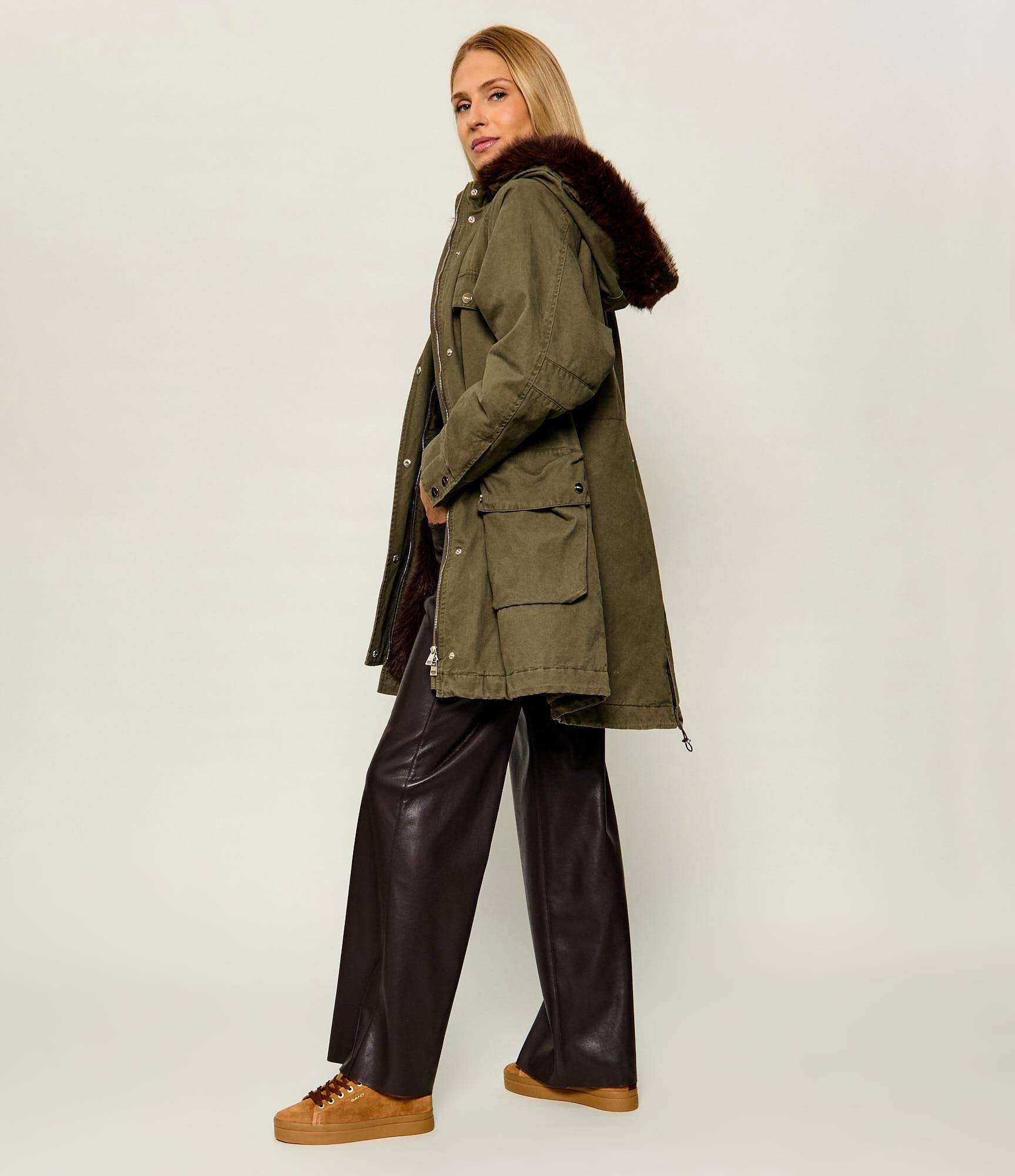 Gant Căptușite sneakers Avona | piele întoarsă | shearling