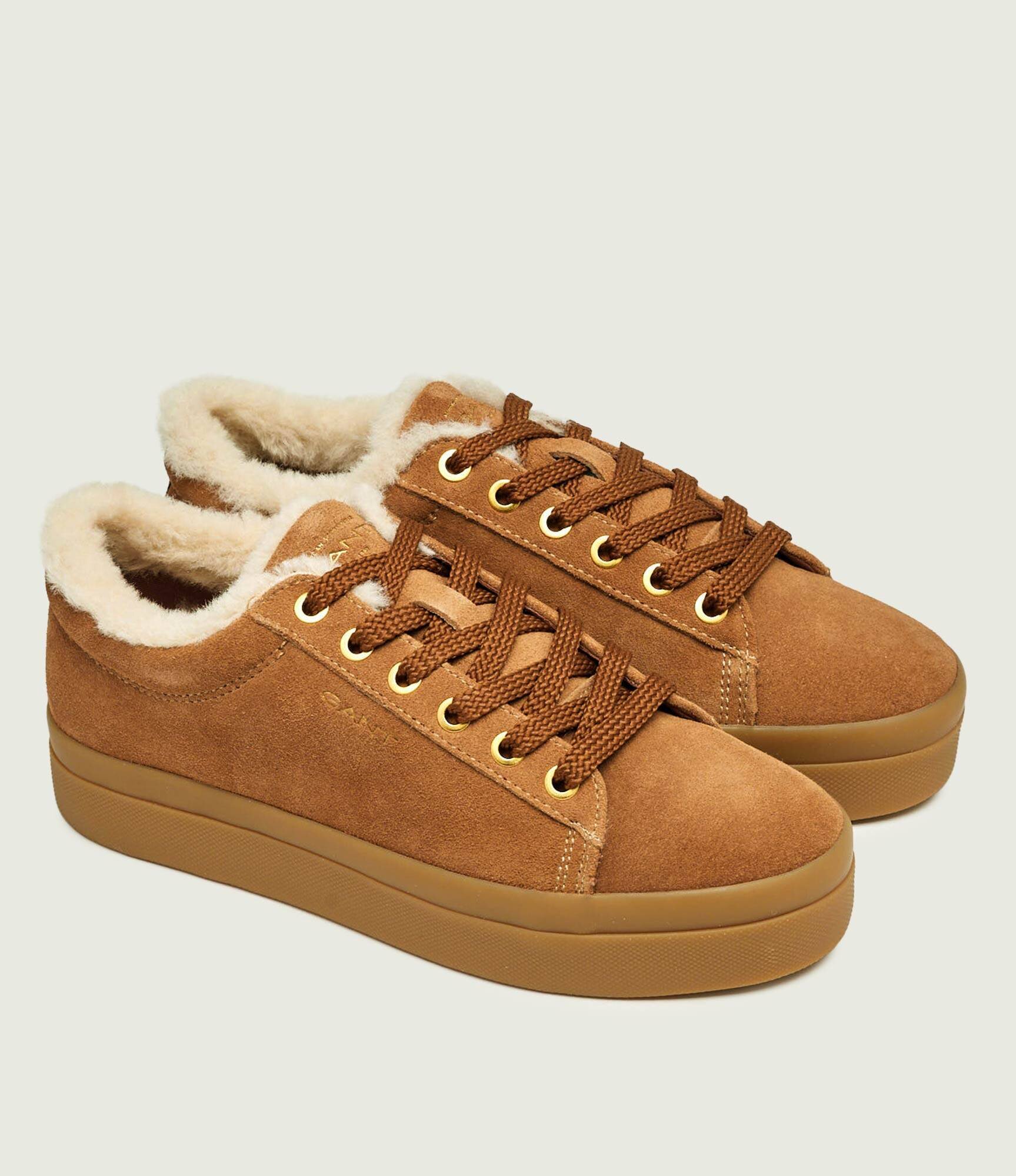 Gant Căptușite sneakers Avona | piele întoarsă | shearling