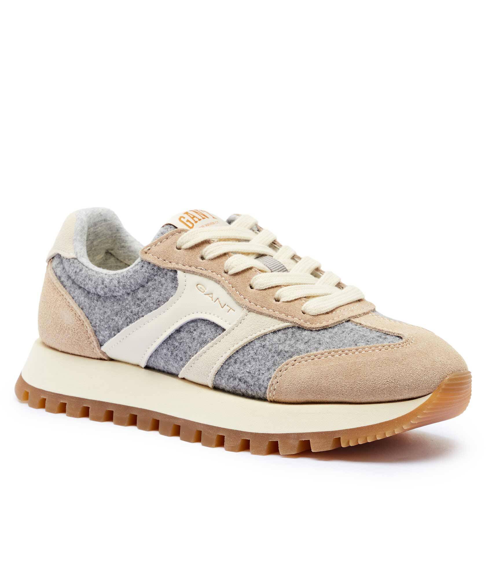 Gant De lână sneakers Caffay cu adaos de piele