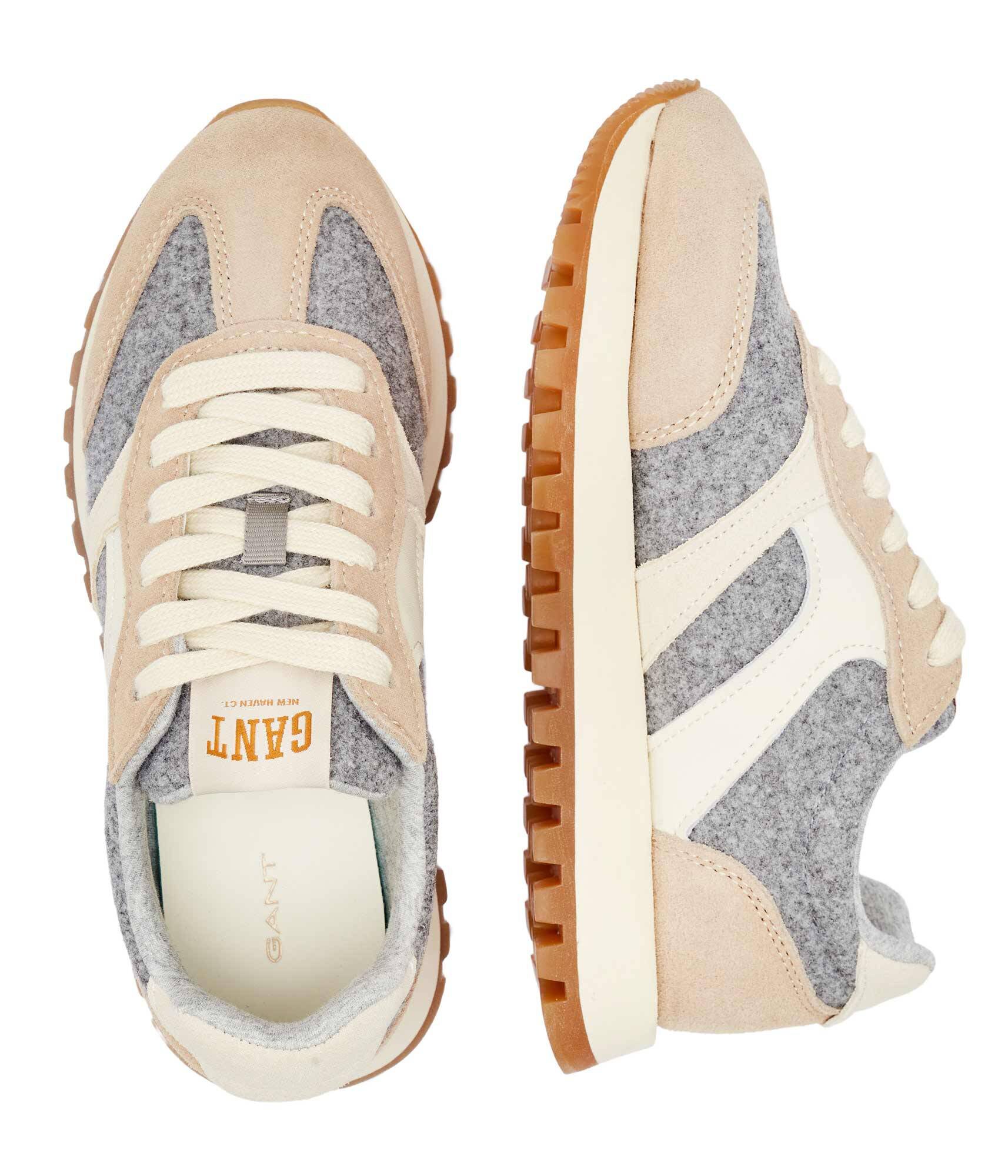 Gant De lână sneakers Caffay cu adaos de piele