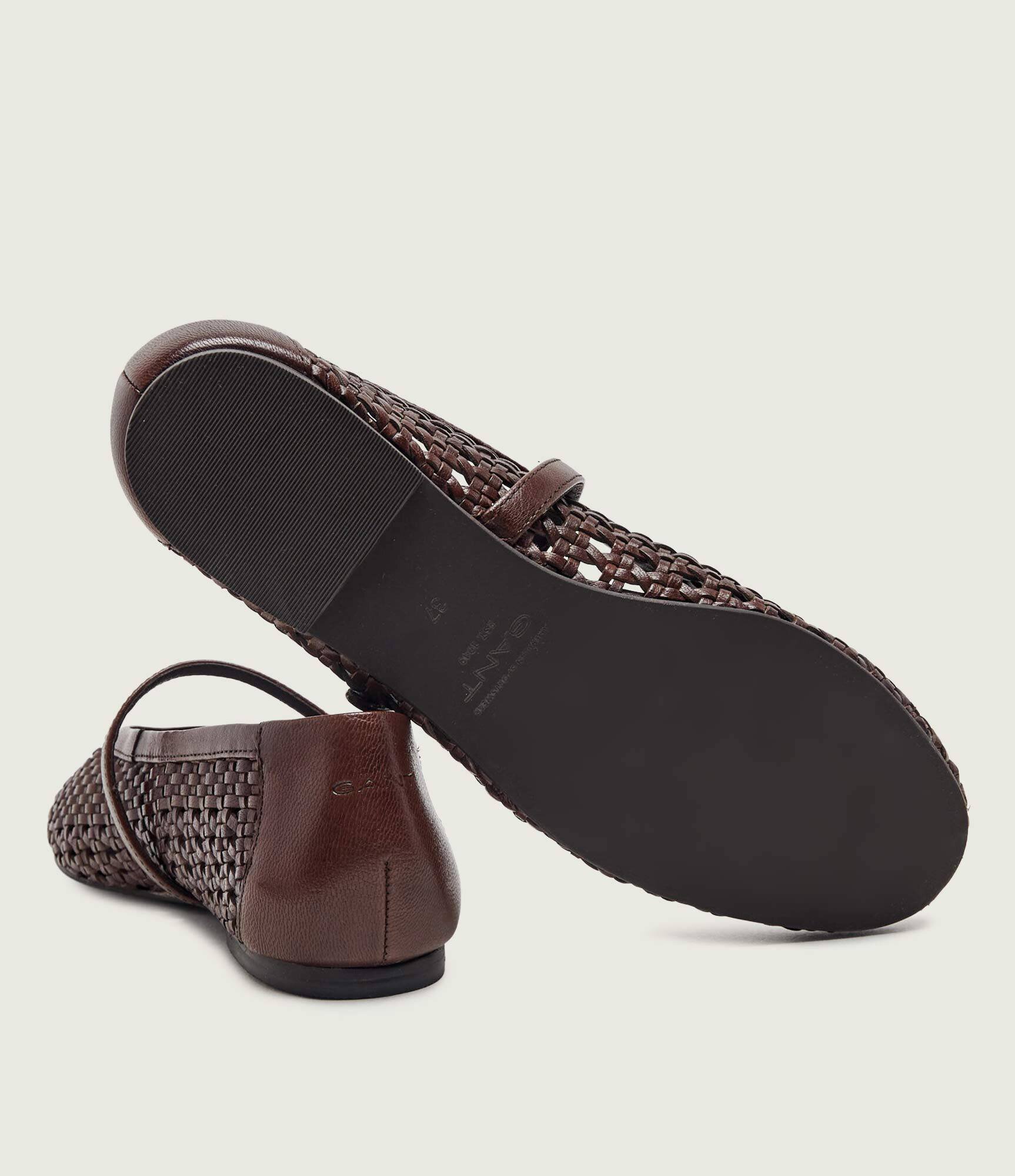 Gant De piele balerini Chadii Mary Jane
