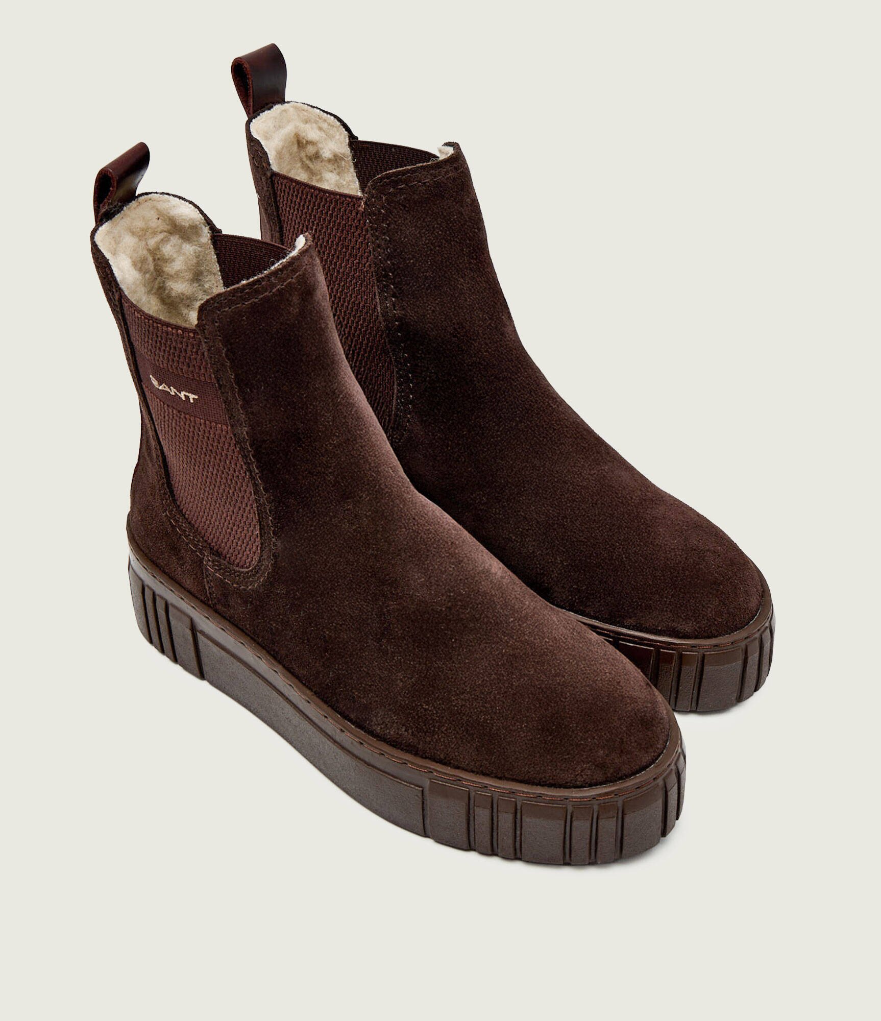 Gant Ghete chelsea Snowmont | piele întoarsă