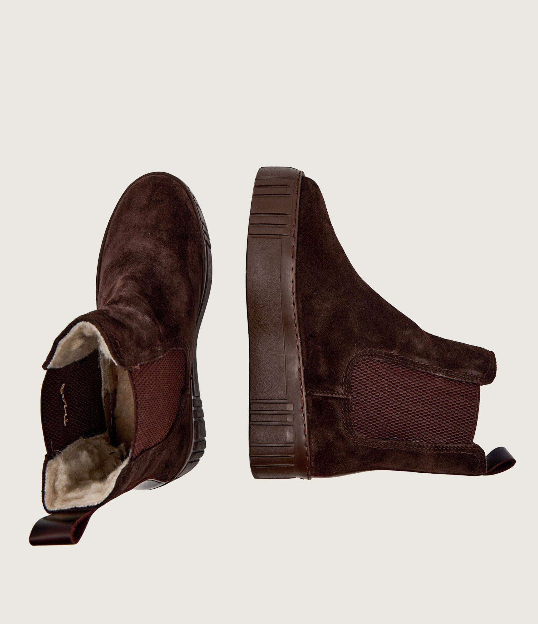 Gant Ghete chelsea Snowmont | piele întoarsă