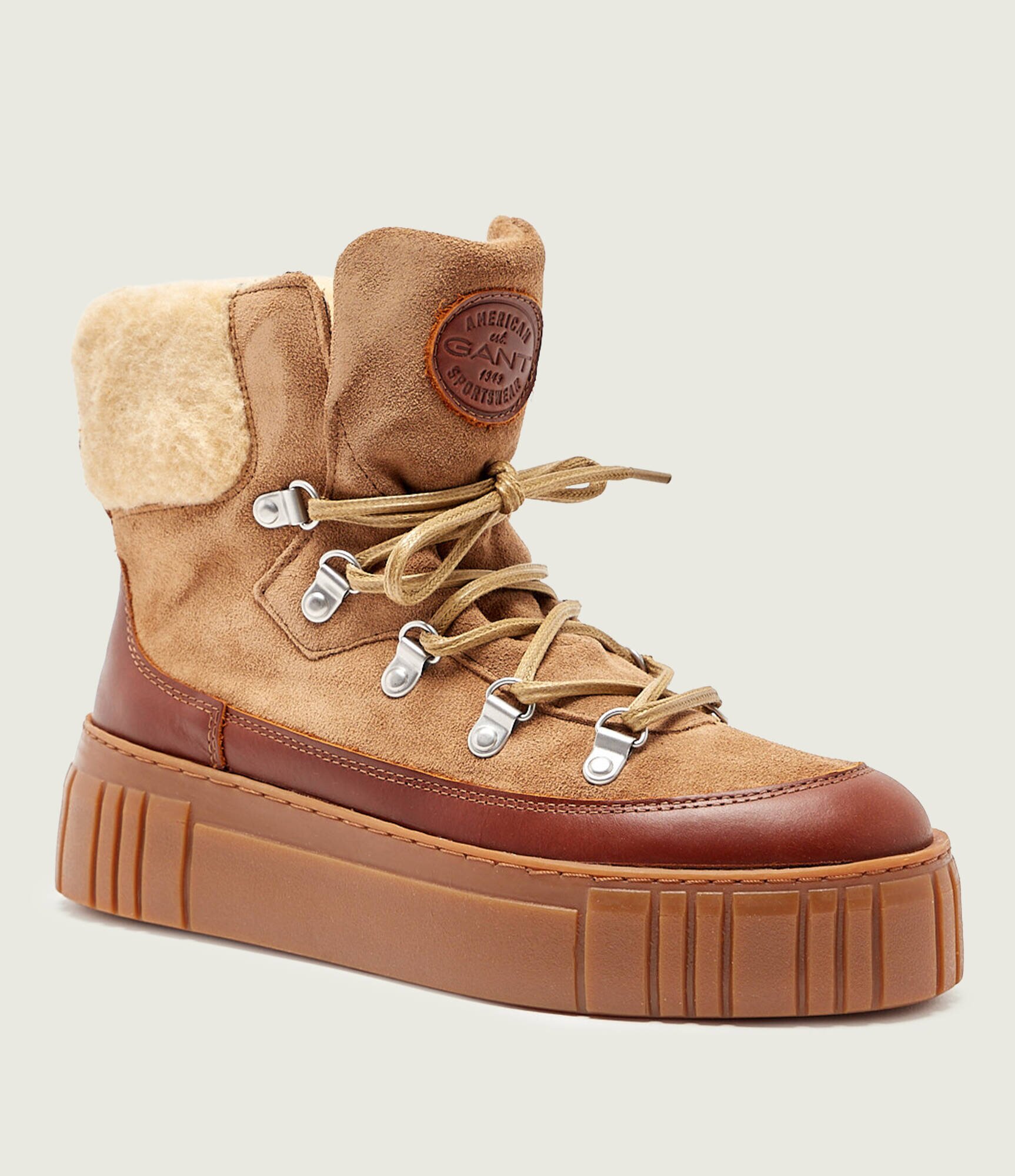 Gant Insulete Snowmont | shearling | piele întoarsă