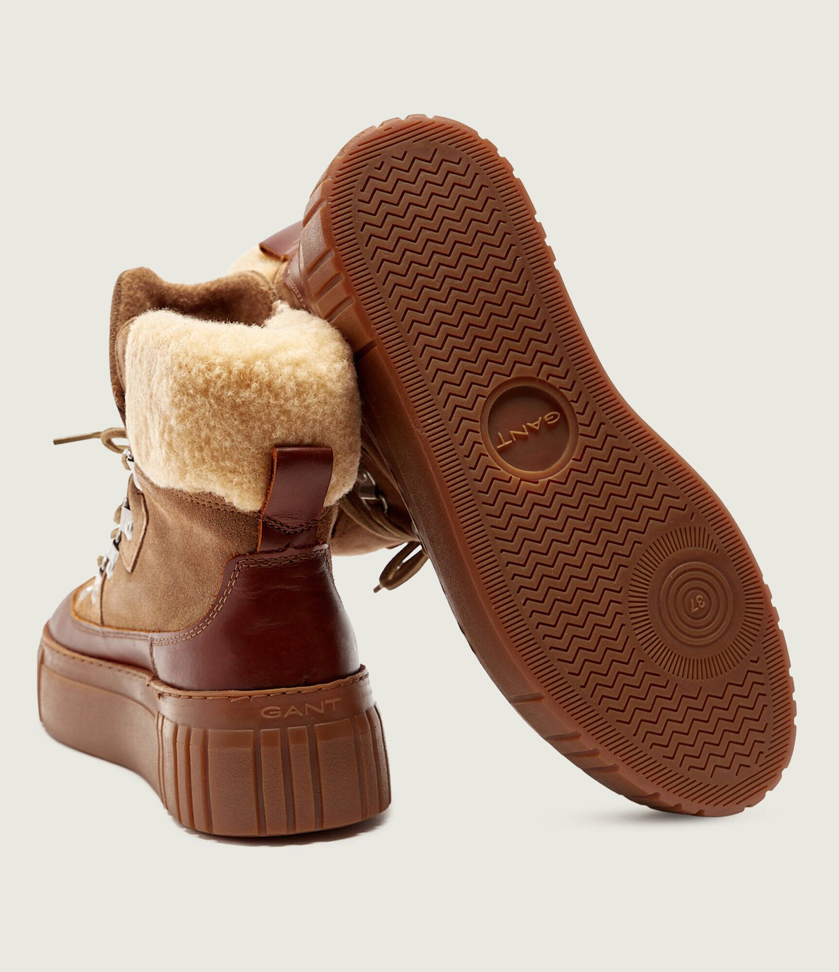 Gant Insulete Snowmont | shearling | piele întoarsă