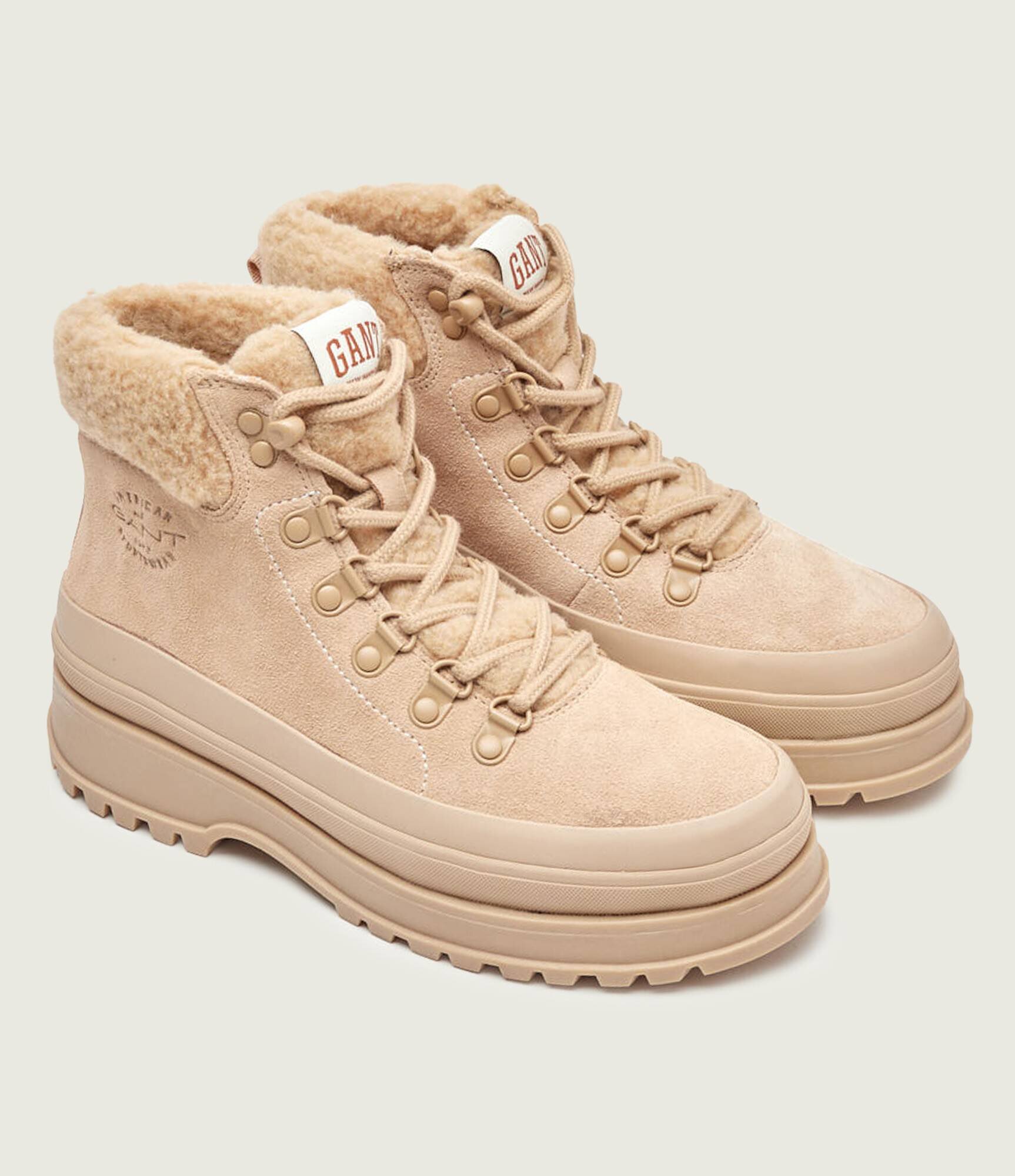 Gant Insulete Wintly | shearling | piele întoarsă