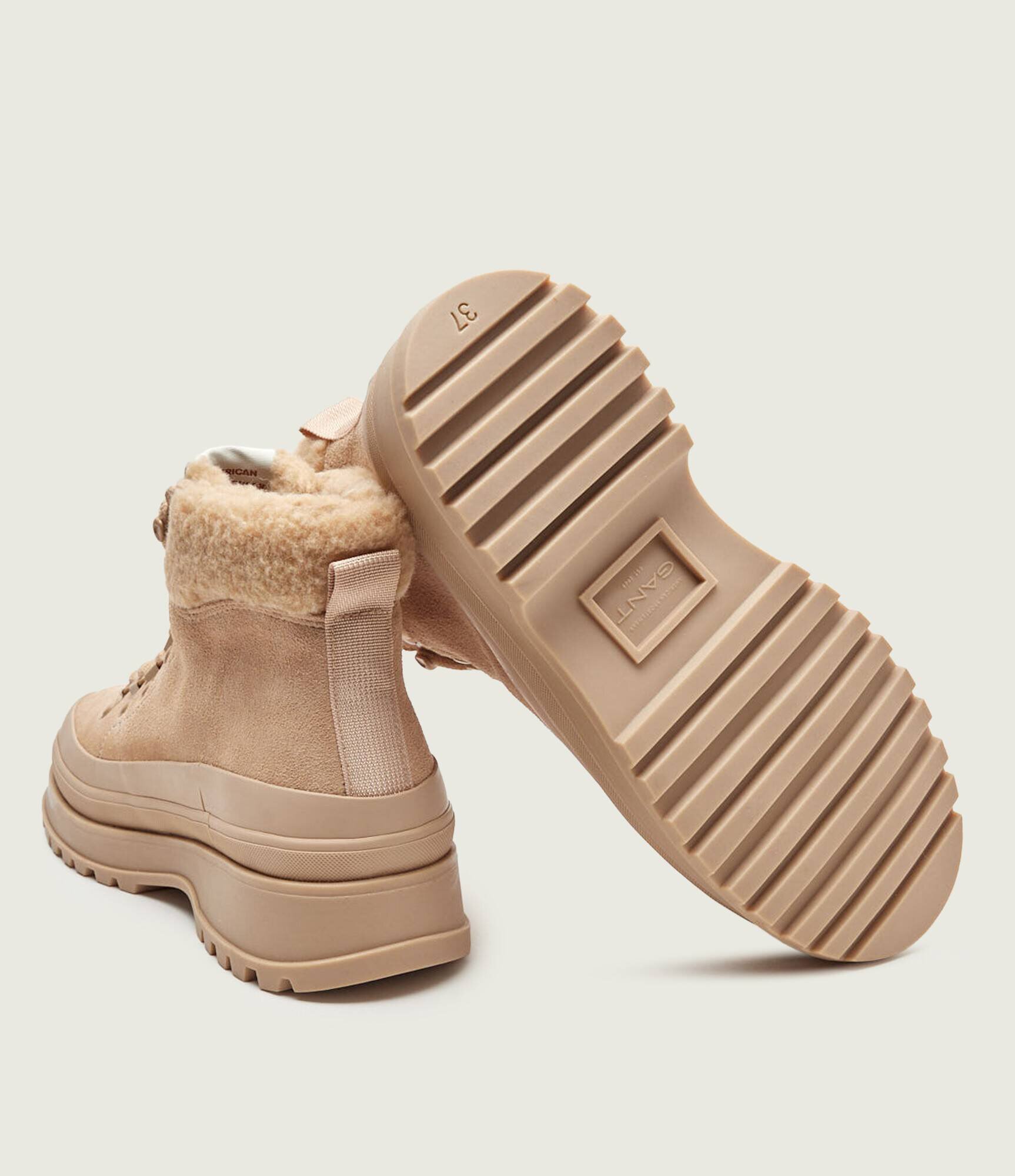 Gant Insulete Wintly | shearling | piele întoarsă
