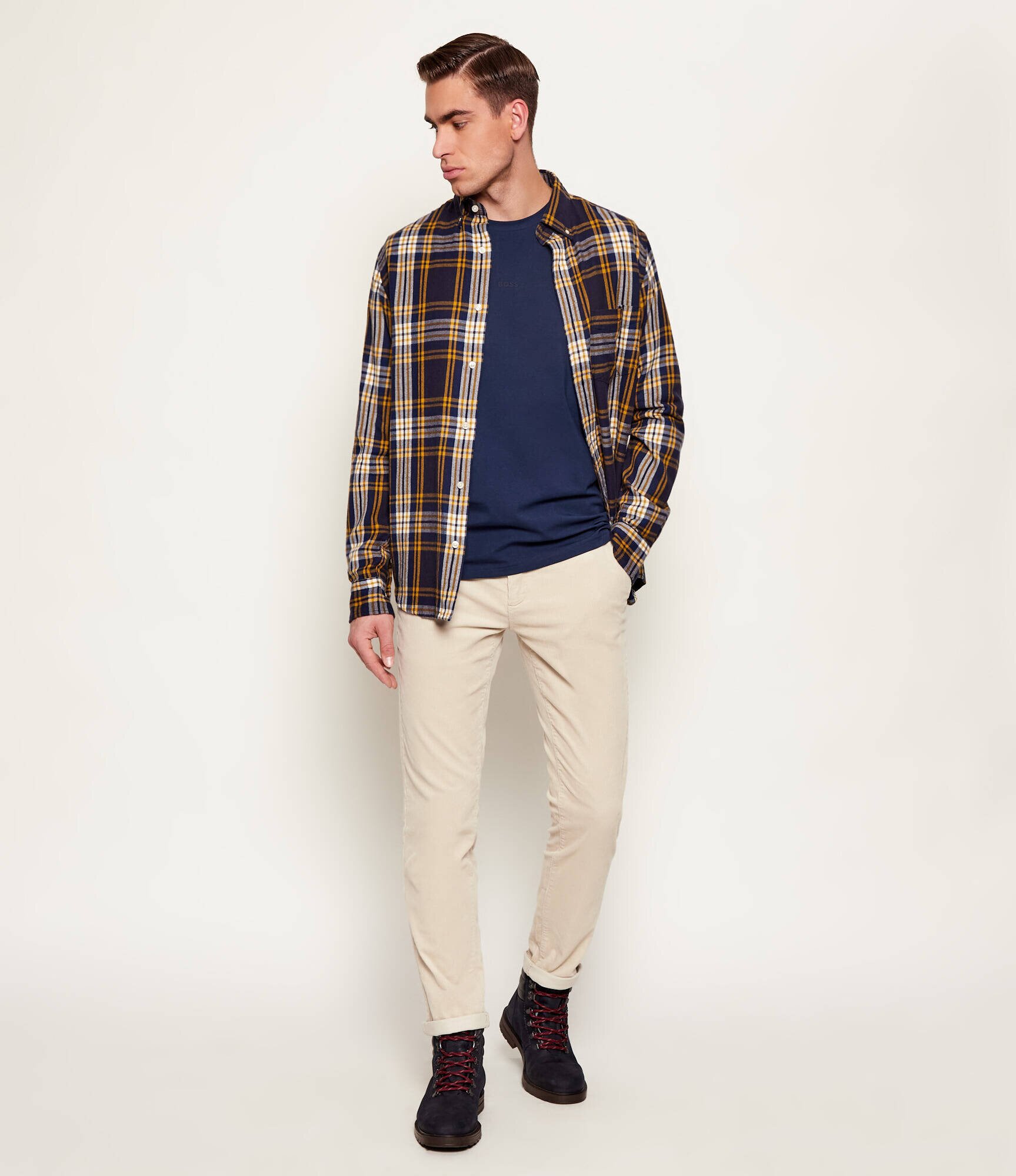 Gant Pantaloni chino CORD | Slim Fit | catifea reiată
