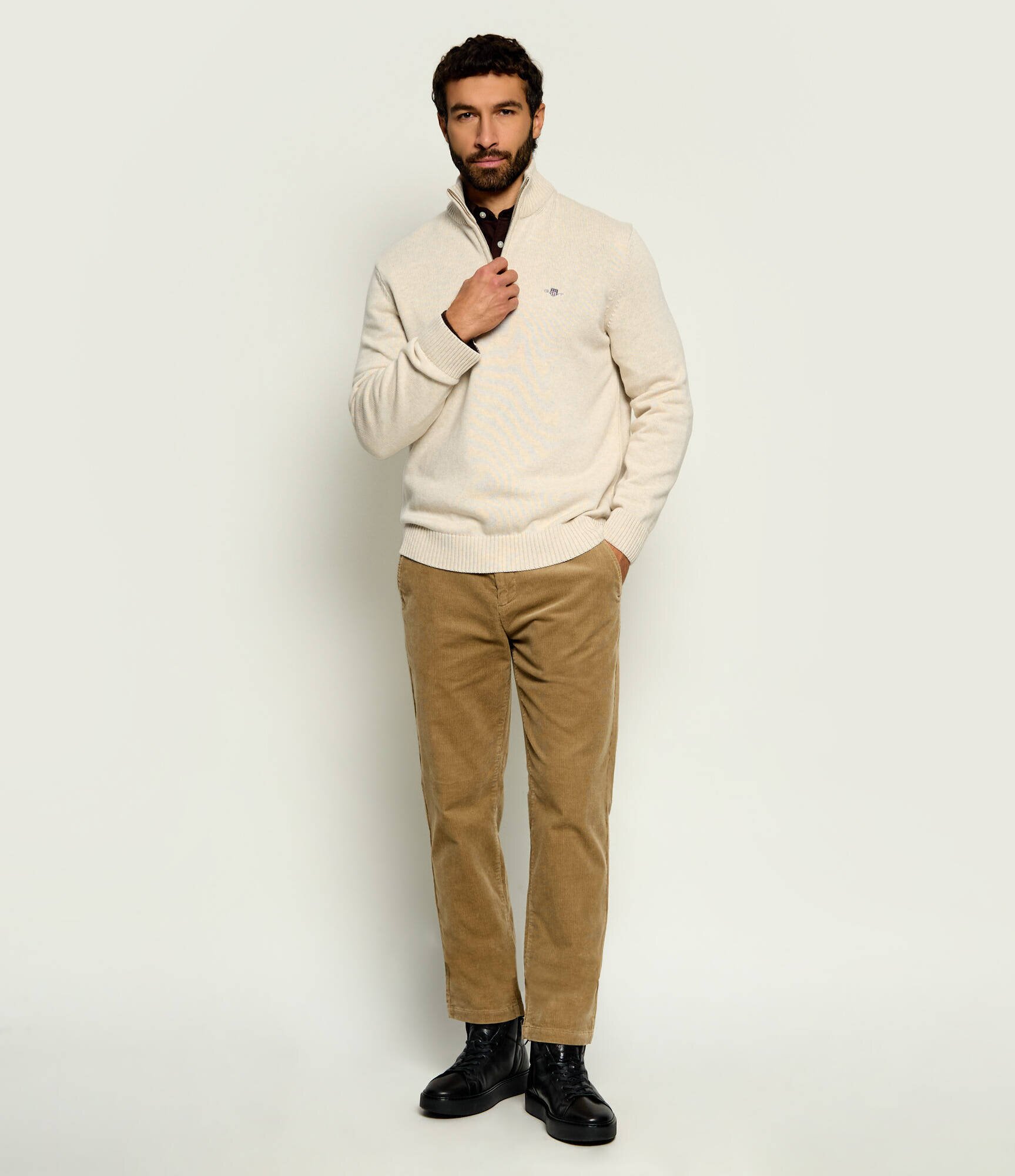 Gant Pantaloni chino | regular fit | catifea reiată