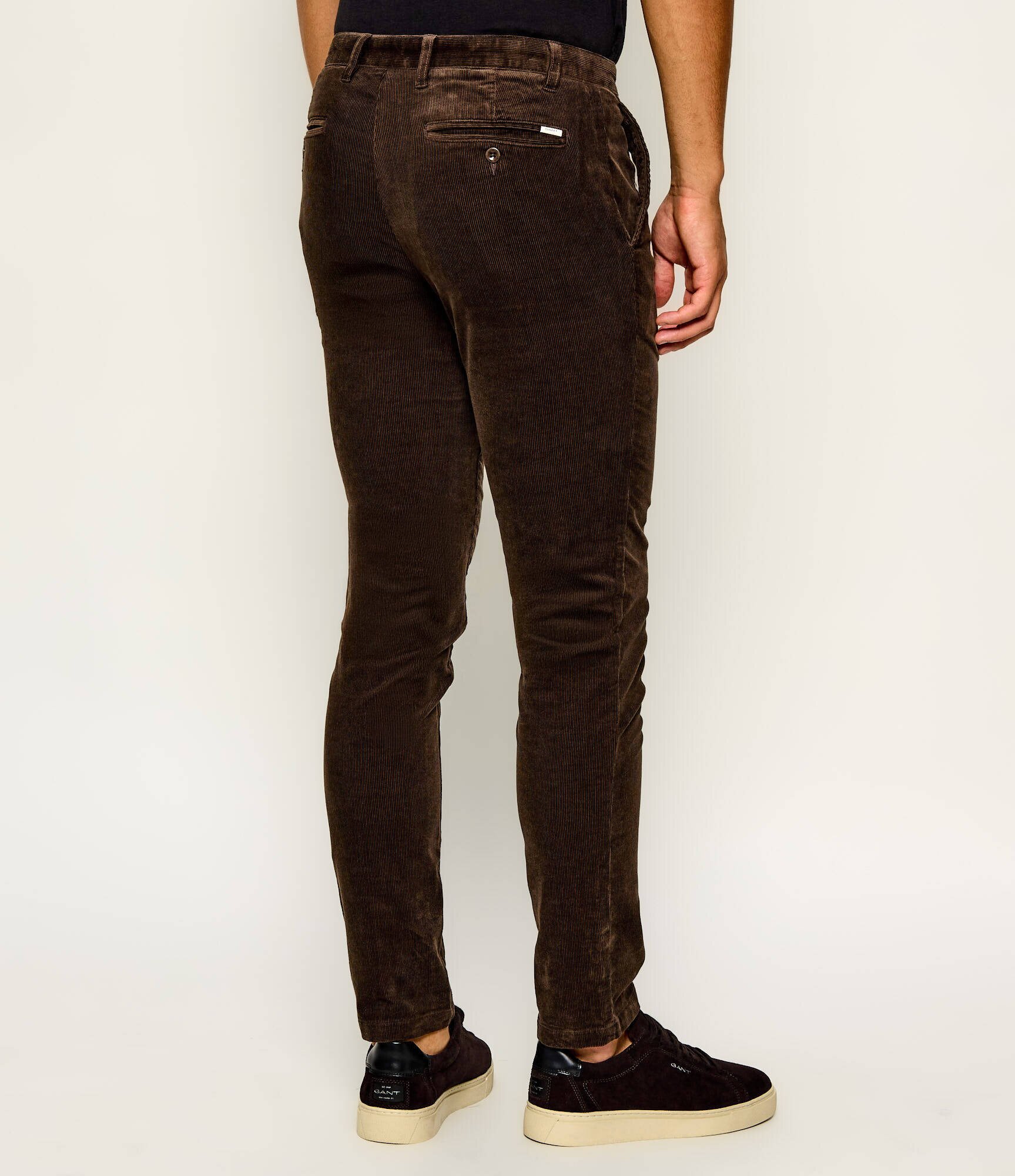 Gant Pantaloni chino | Slim Fit | catifea reiată