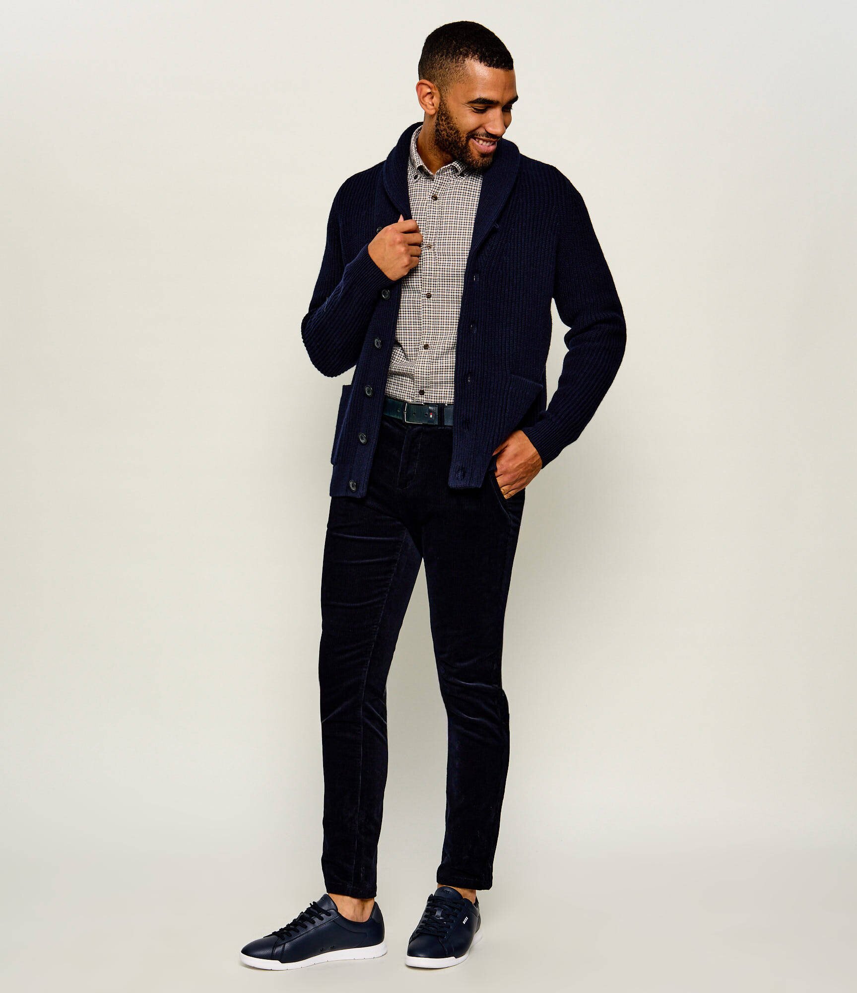Gant Pantaloni chino | Slim Fit | catifea reiată