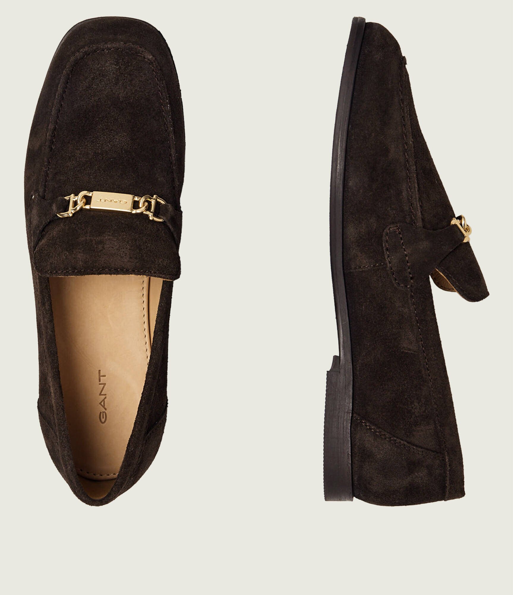 Gant Pantofi loafer Gimble | piele întoarsă