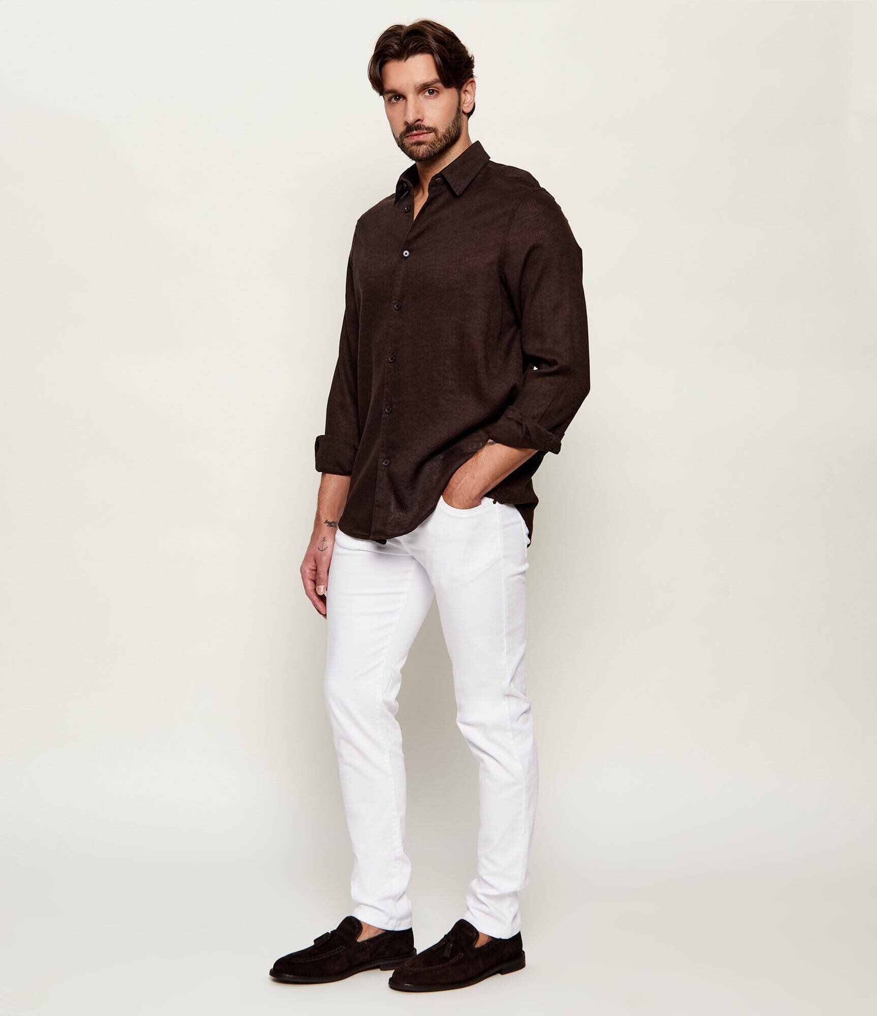 Gant Pantofi loafer Lozham | piele întoarsă