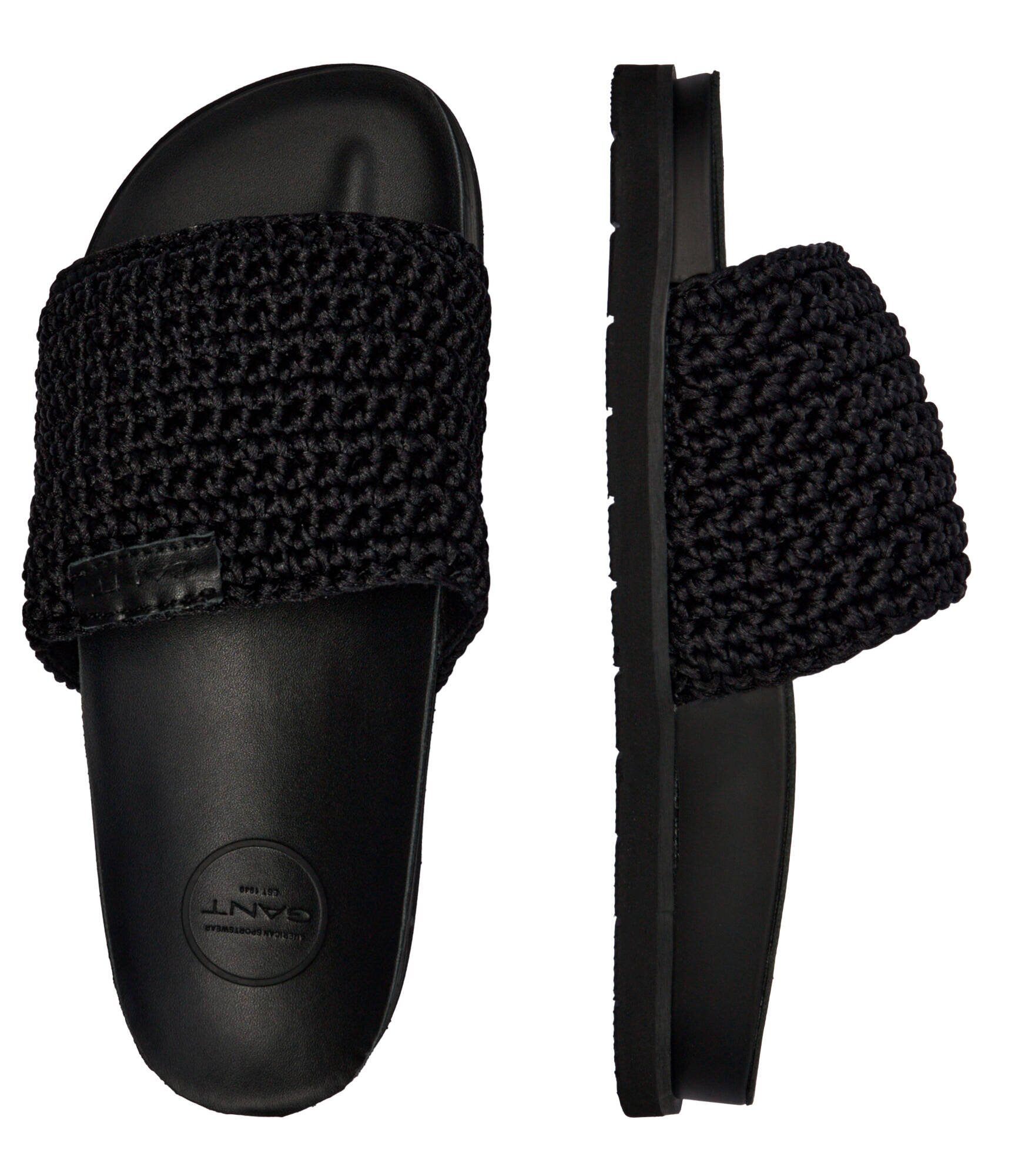 Gant Șlapi Mardale cu adaos de piele
