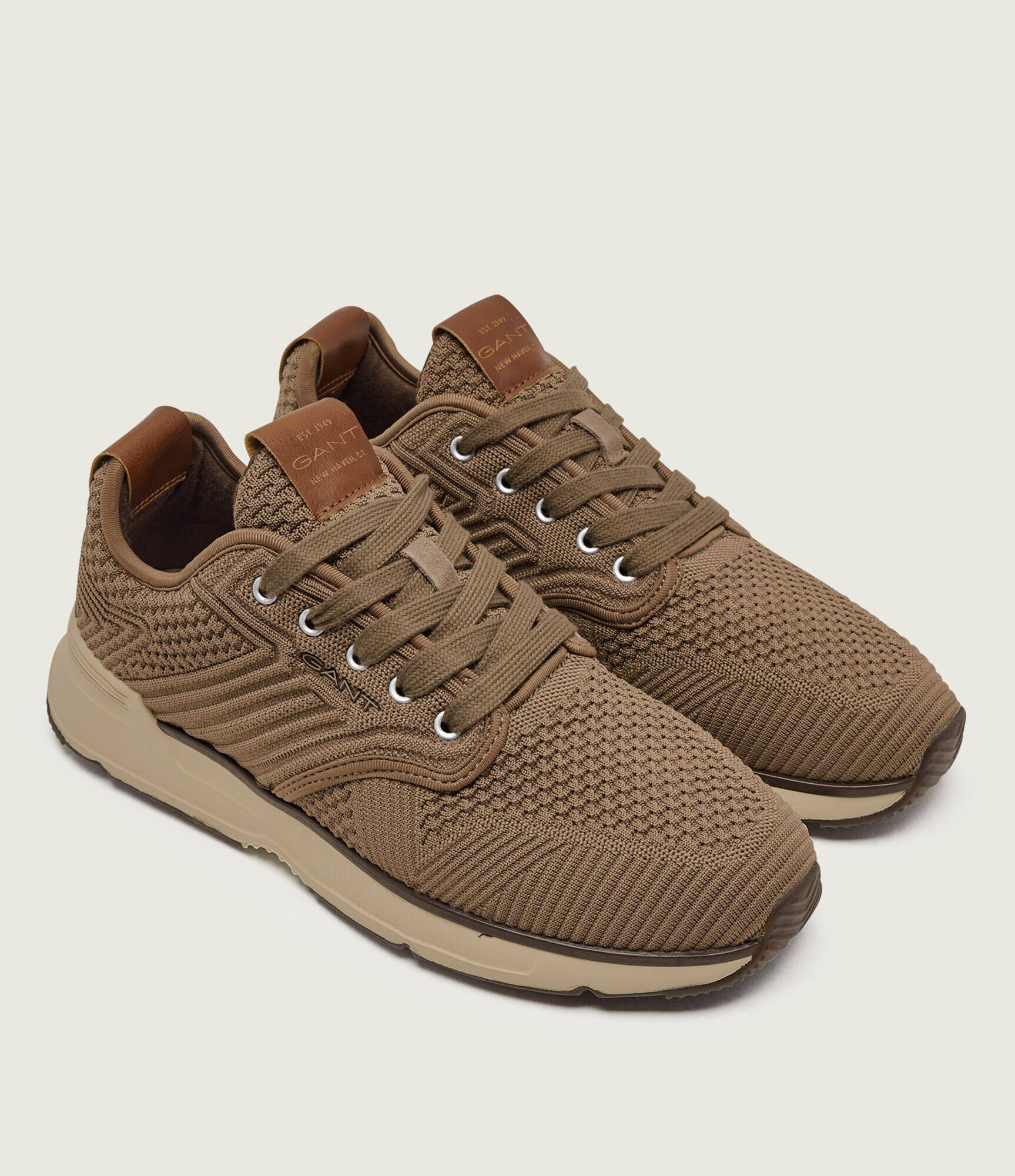 Gant Sneakers Beeker cu adaos de piele