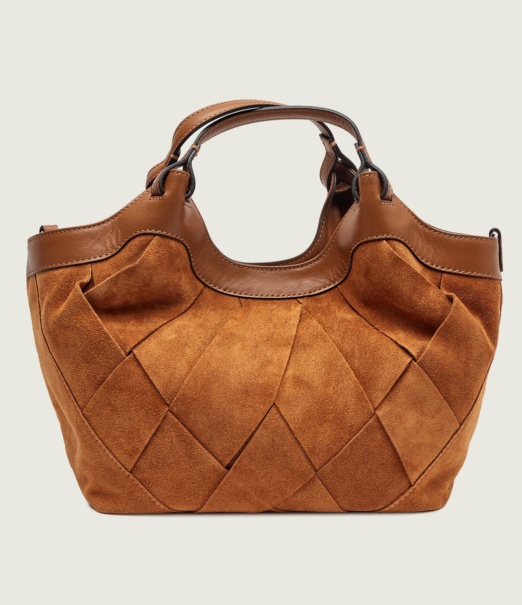 GIANNI CHIARINI Cufăr + borsetă DUA | piele întoarsă
