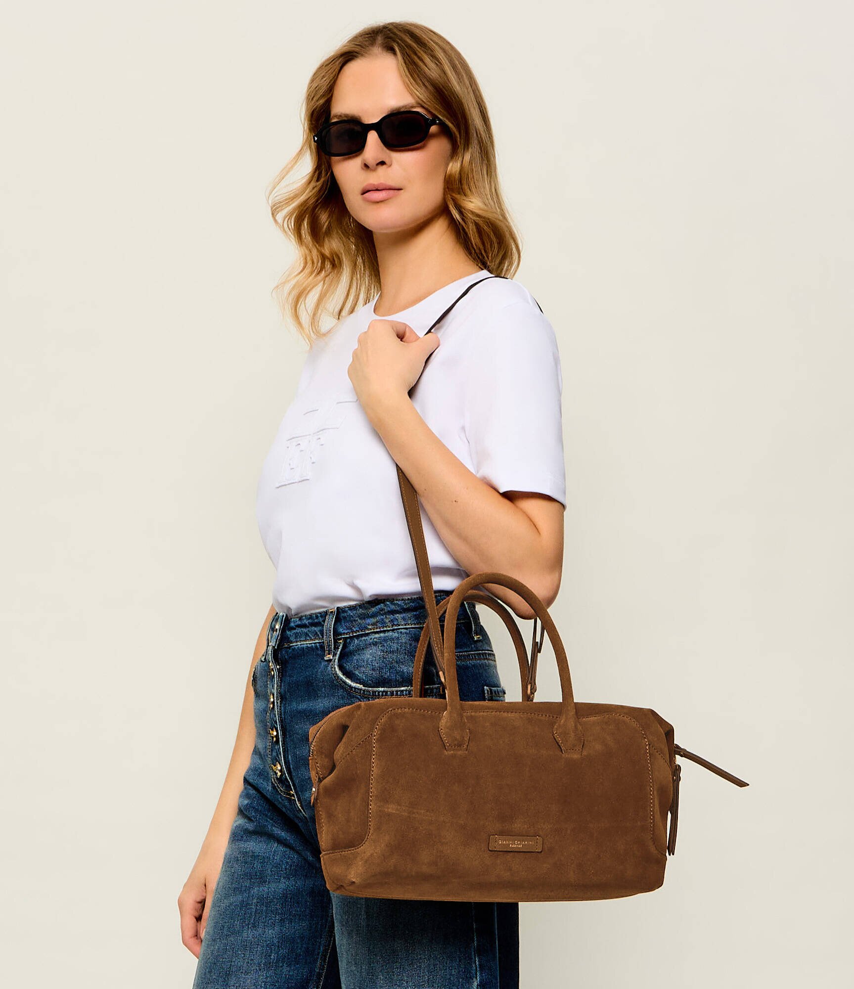 GIANNI CHIARINI Cufăr Gemma | piele întoarsă