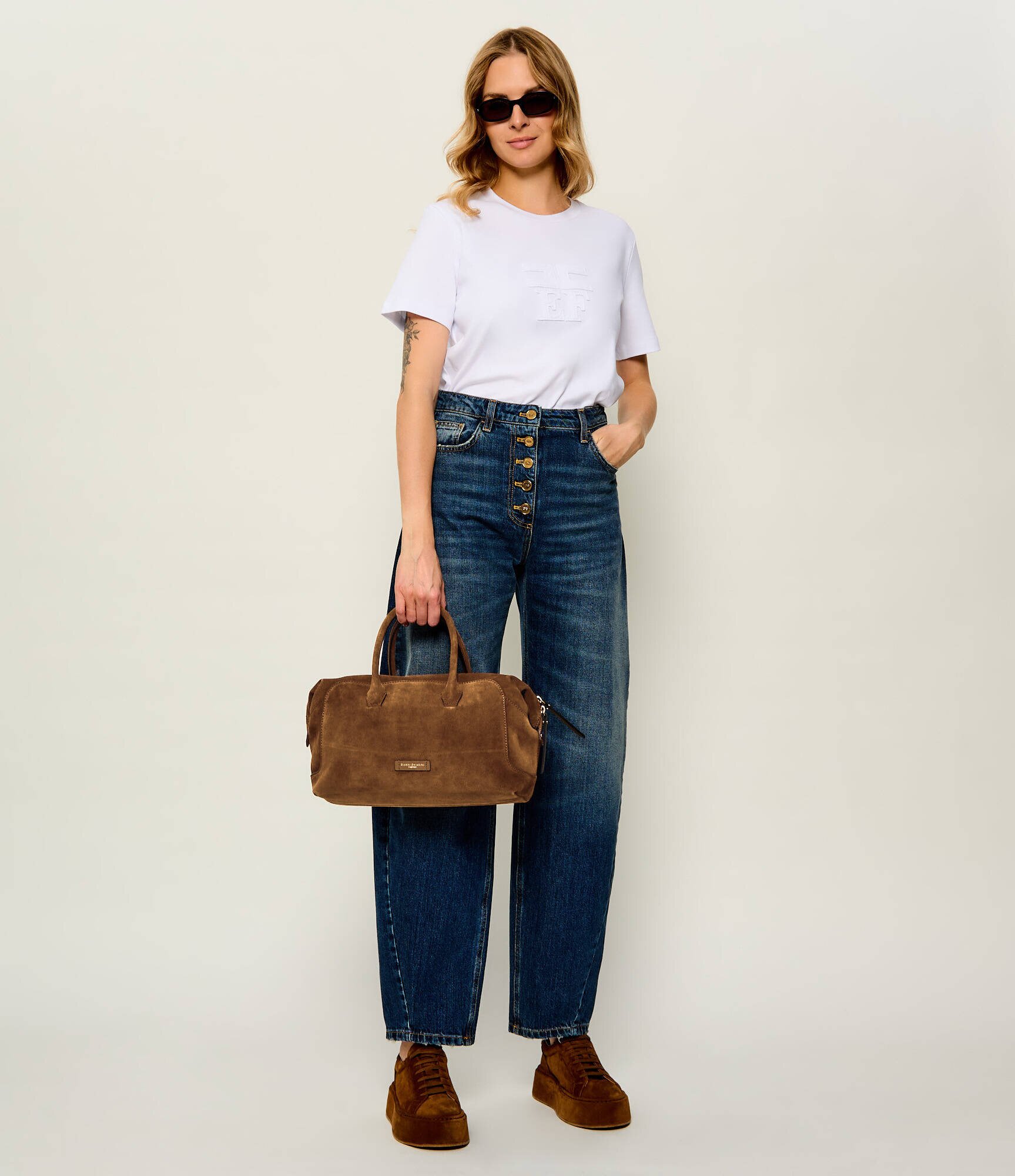 GIANNI CHIARINI Cufăr Gemma | piele întoarsă