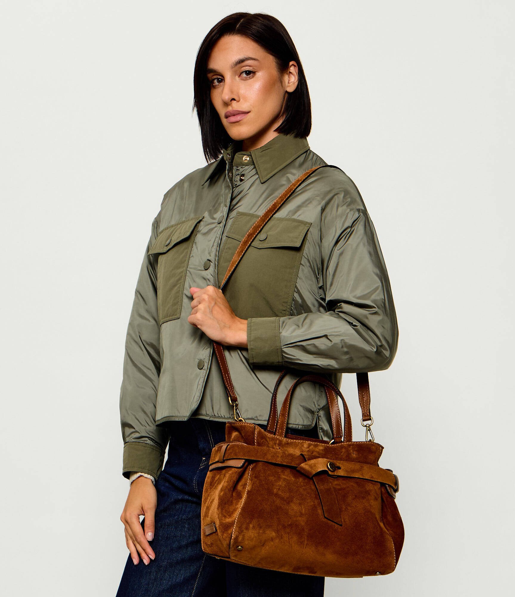 GIANNI CHIARINI Cufăr Miranda | piele întoarsă