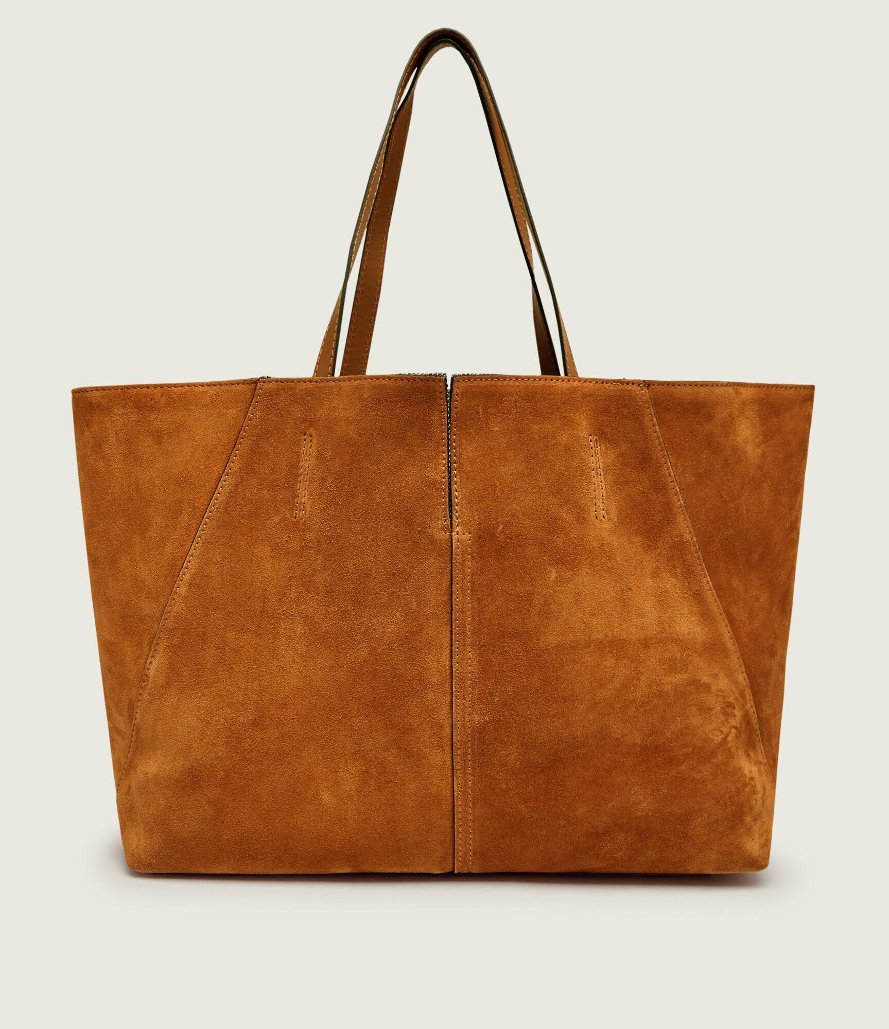 GIANNI CHIARINI De blugi geantă shopper + borsetă MAYA | piele întoarsă