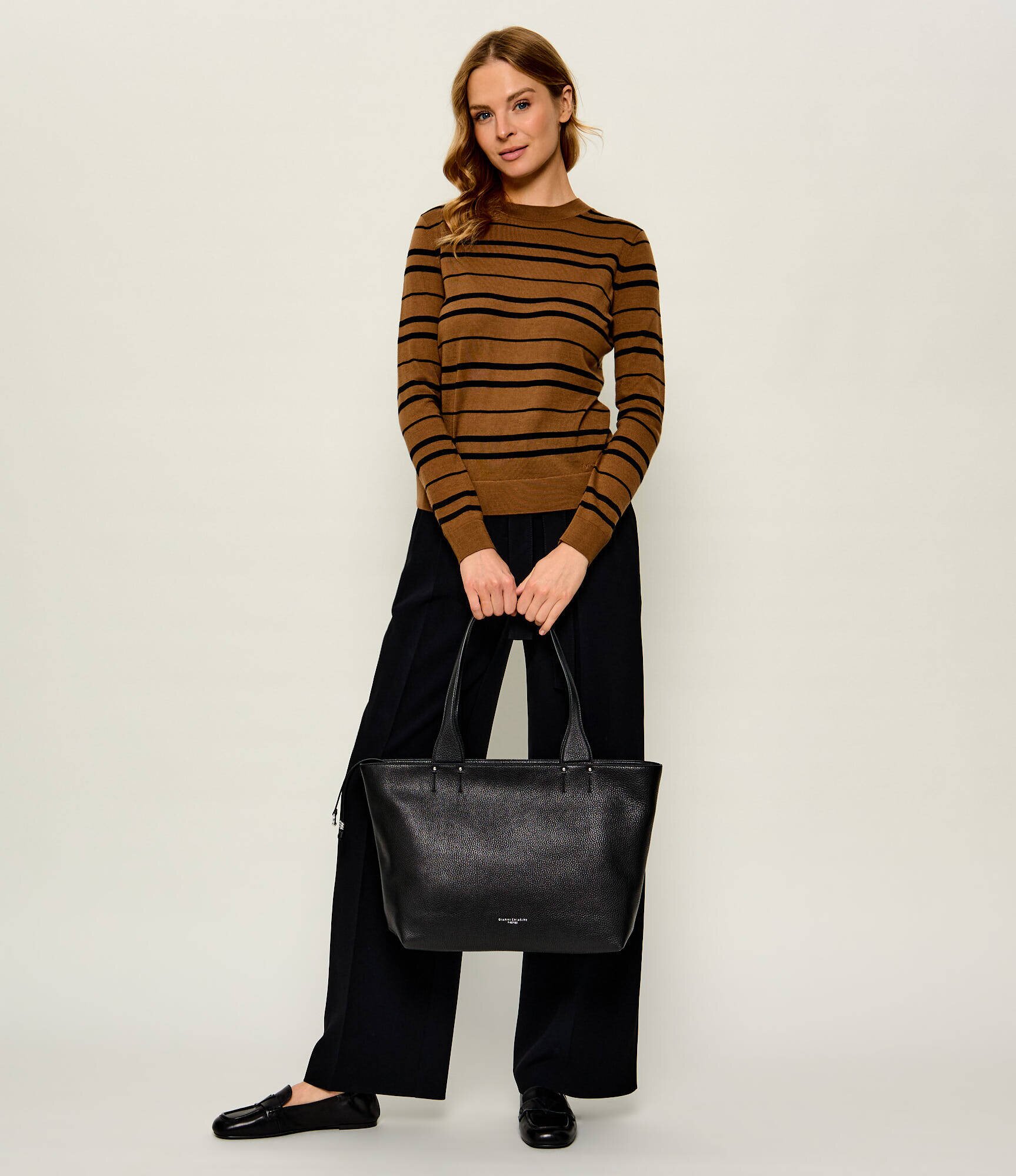 GIANNI CHIARINI De piele geantă shopper Barbara